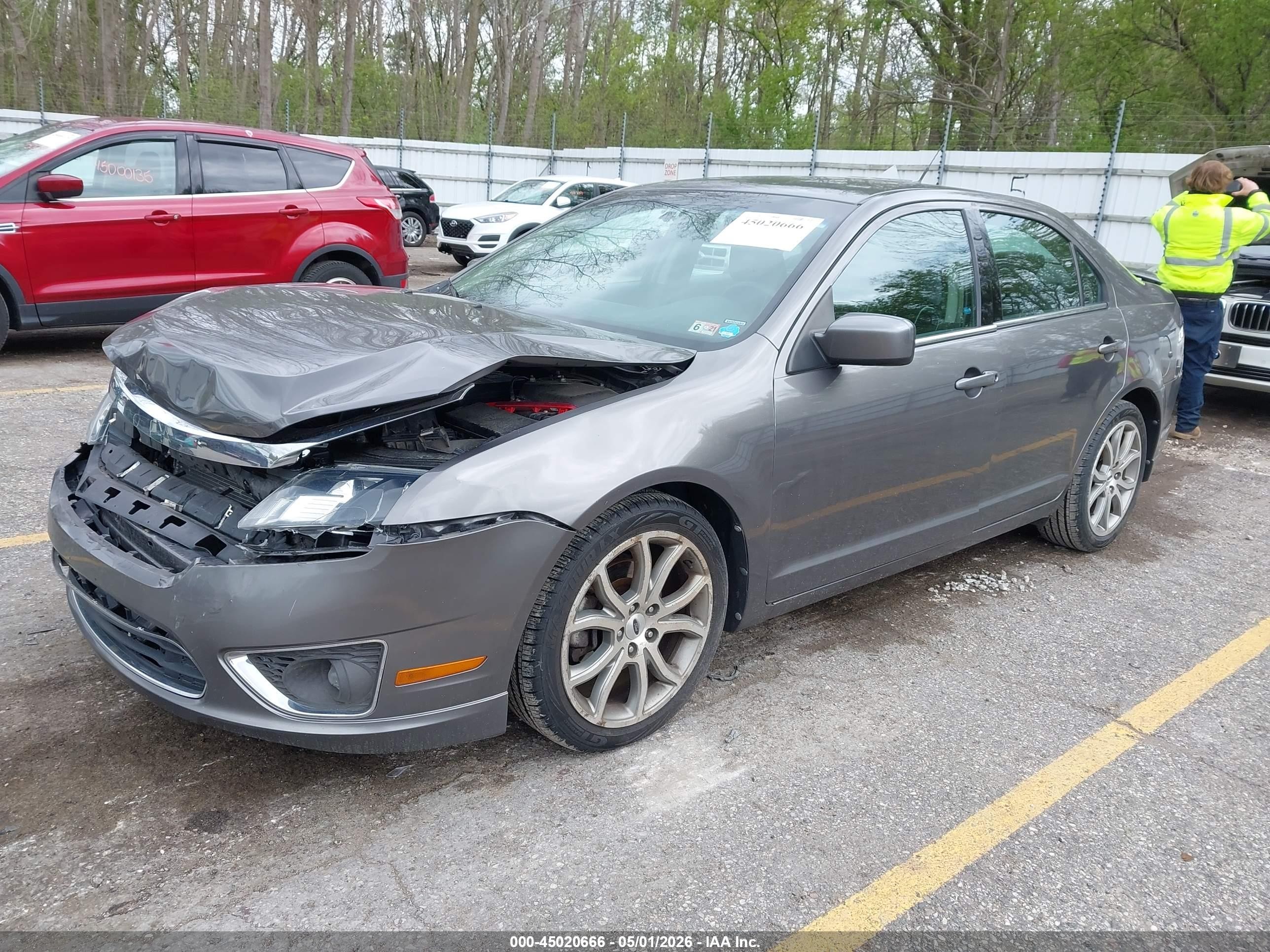 2010 Ford Fusion Se Gray vin: 3FAHP0HA3AR229811