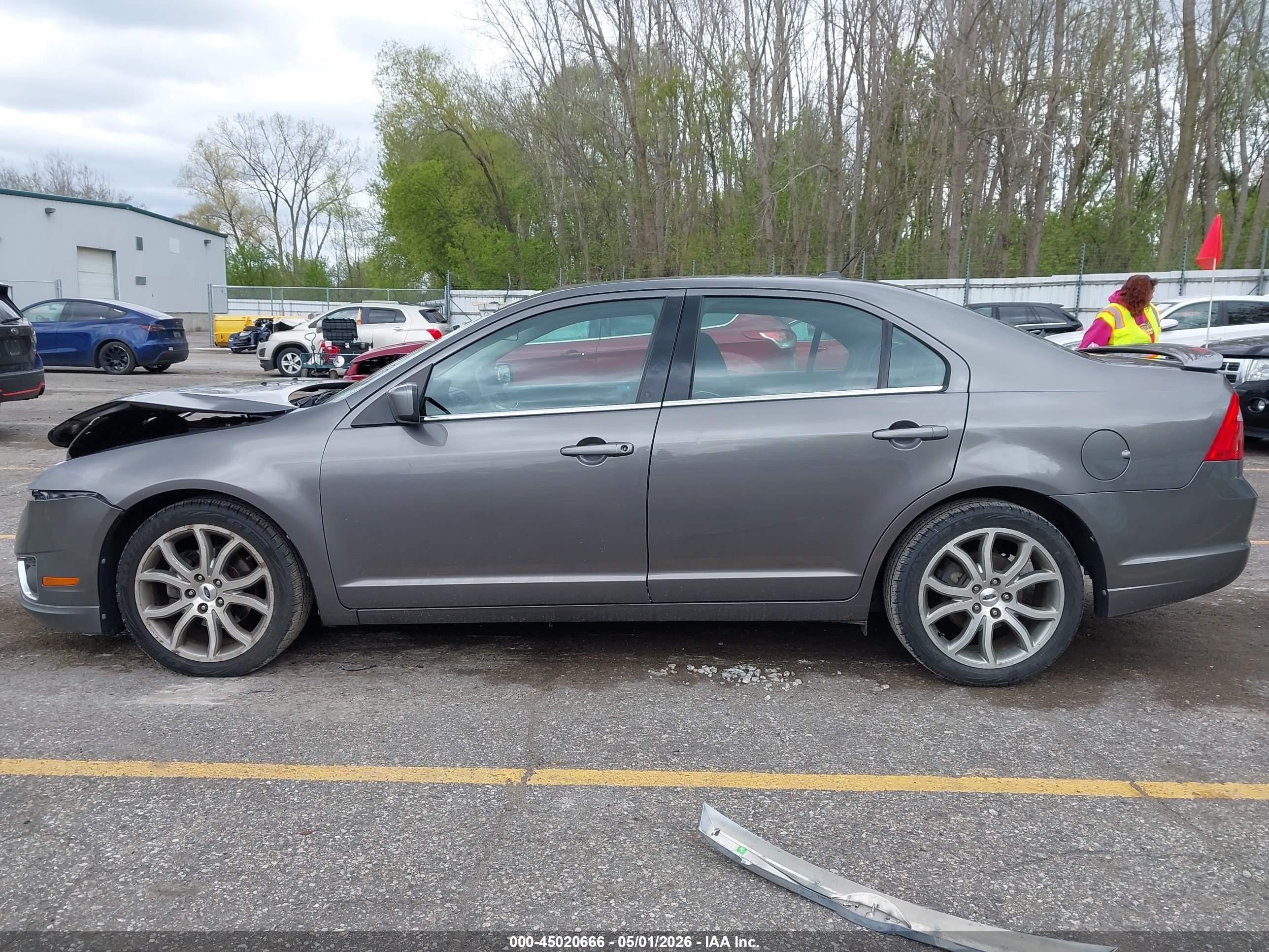2010 Ford Fusion Se Gray vin: 3FAHP0HA3AR229811