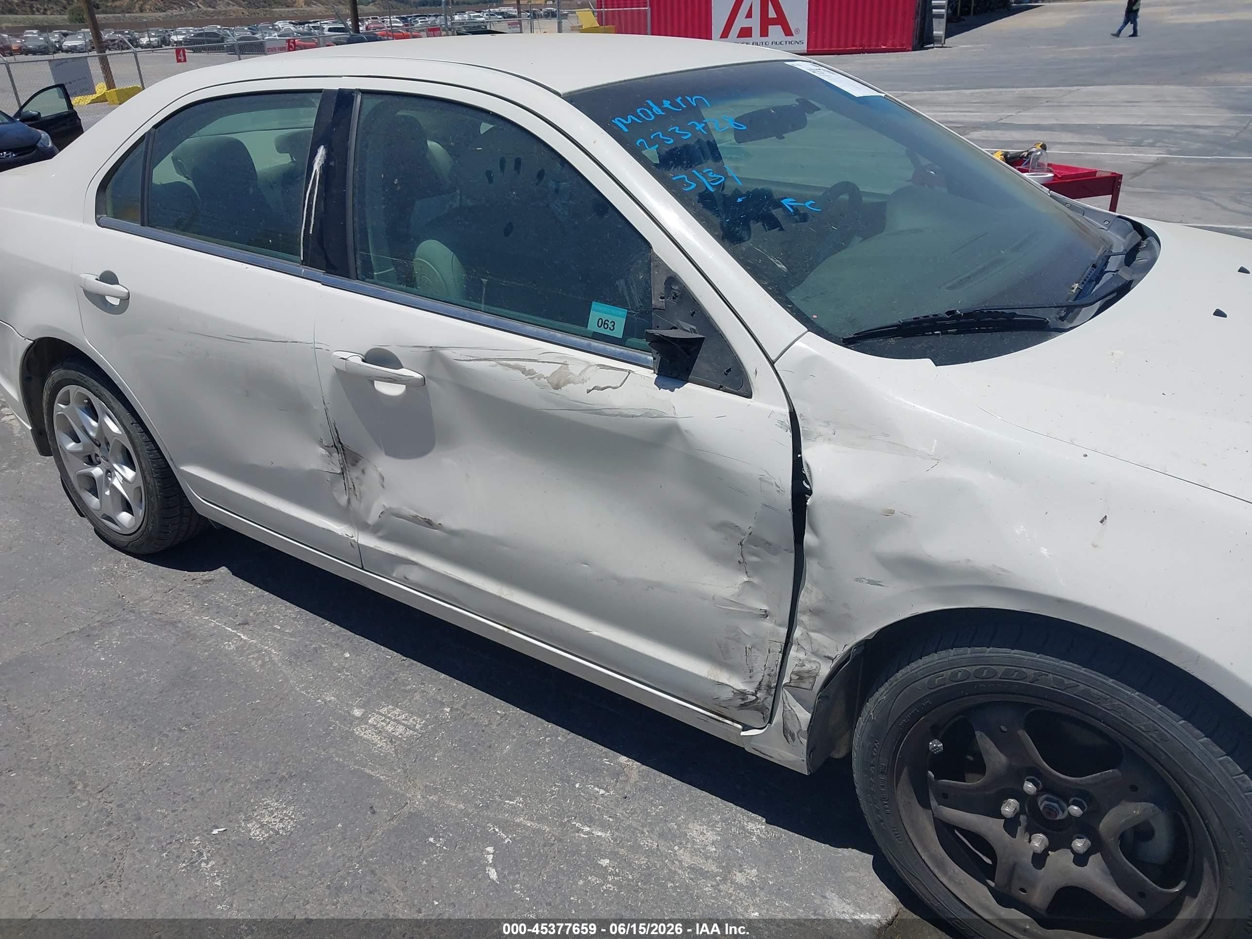 2010 Ford Fusion Se White vin: 3FAHP0HA3AR233728