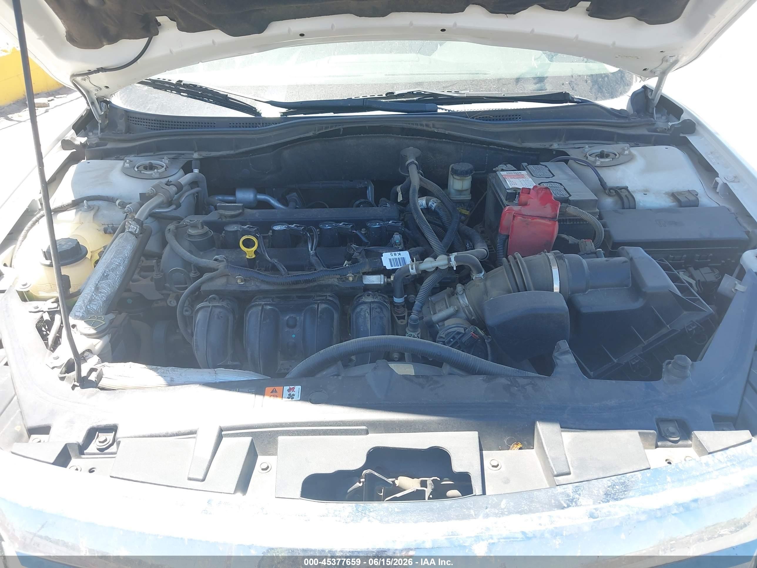 2010 Ford Fusion Se White vin: 3FAHP0HA3AR233728