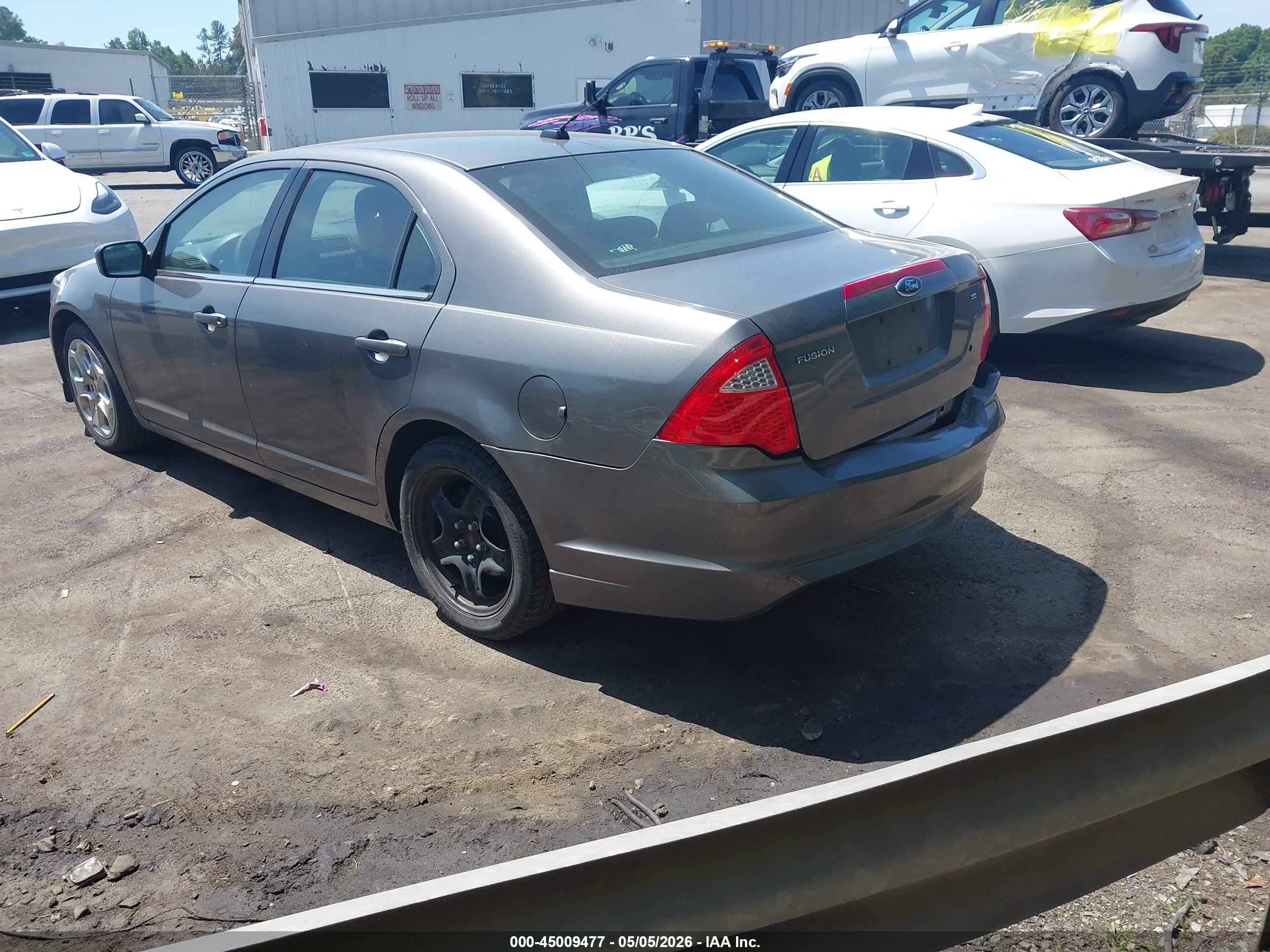 2010 Ford Fusion Se Gray vin: 3FAHP0HA3AR250674