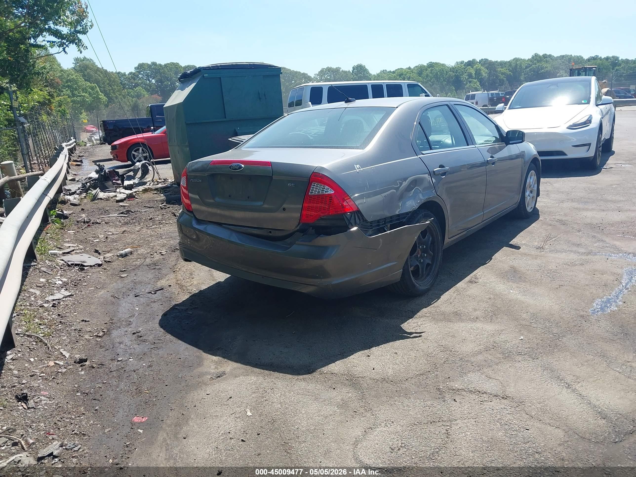2010 Ford Fusion Se Gray vin: 3FAHP0HA3AR250674