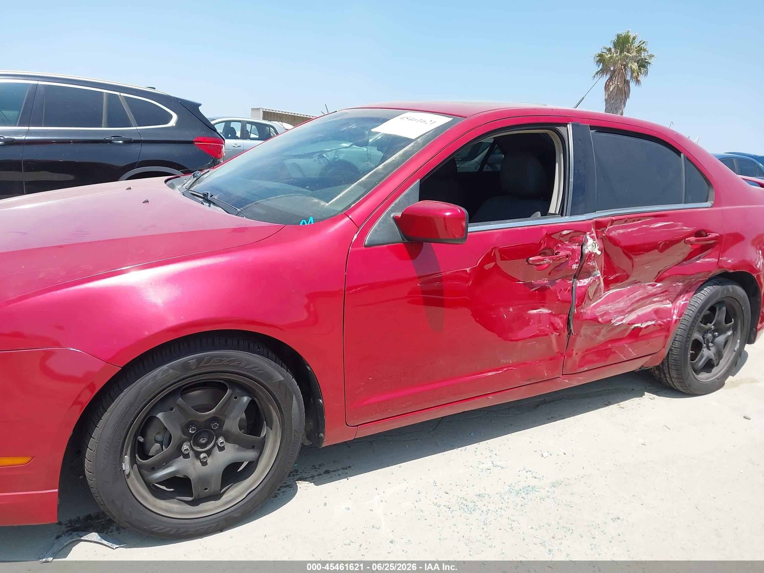 2010 Ford Fusion Se Красный vin: 3FAHP0HA3AR254918