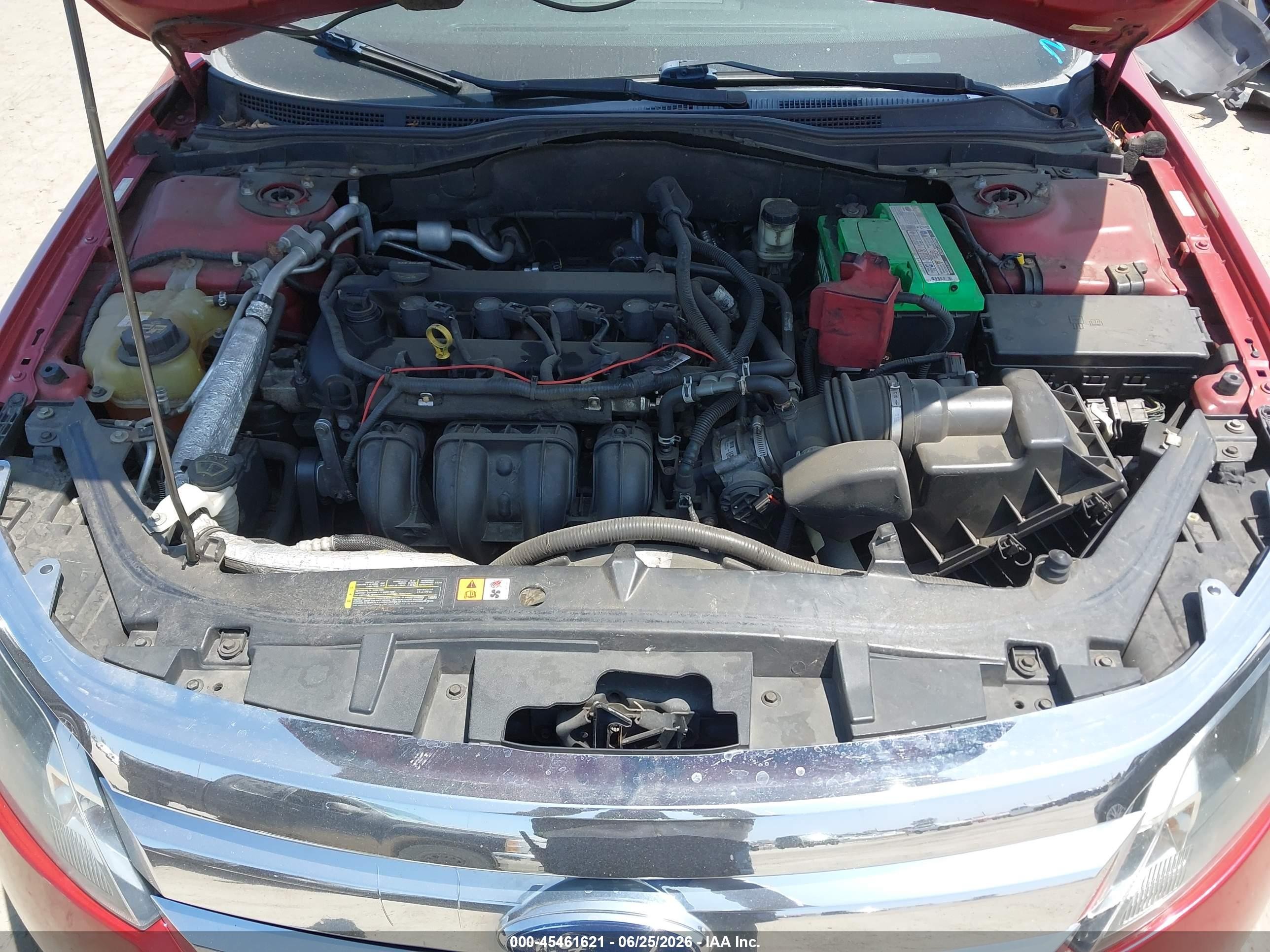 2010 Ford Fusion Se Красный vin: 3FAHP0HA3AR254918