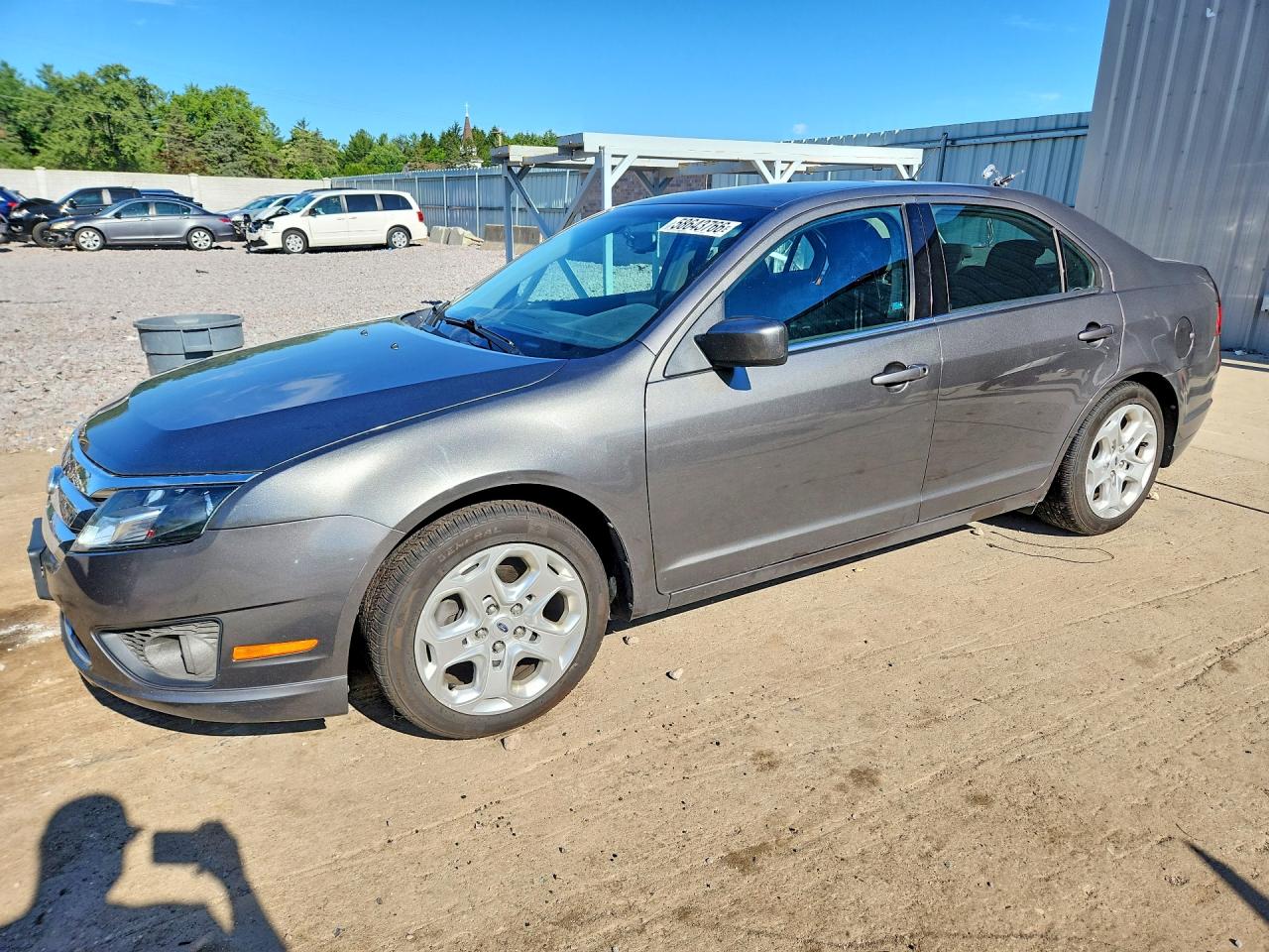 2010 Ford Fusion Se Gray vin: 3FAHP0HA3AR283237