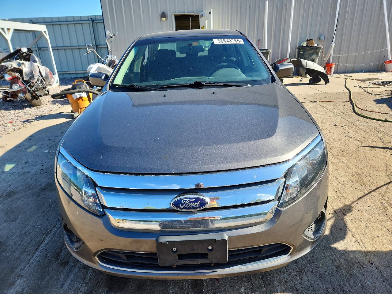 2010 Ford Fusion Se Gray vin: 3FAHP0HA3AR283237