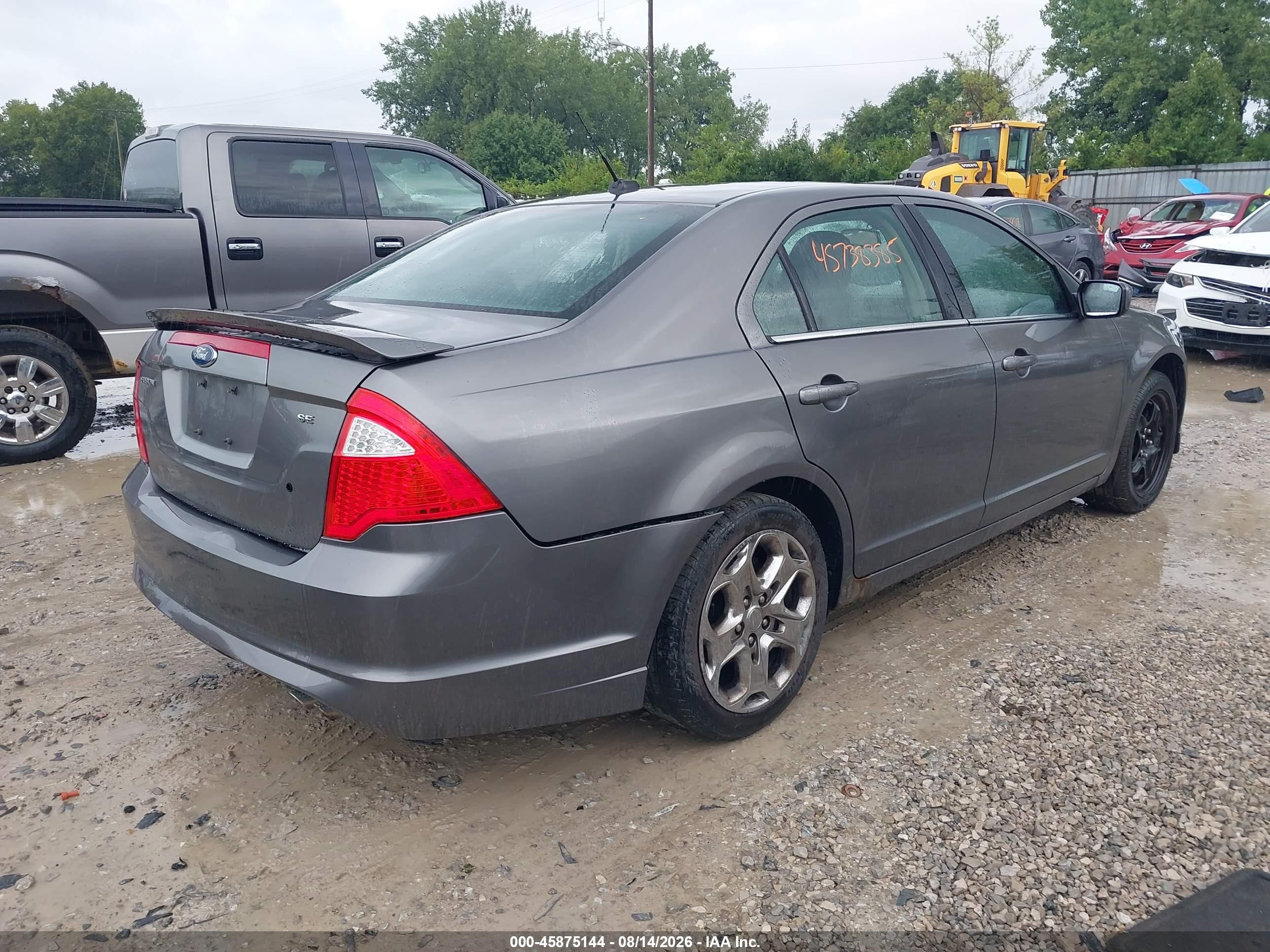 2010 Ford Fusion Se Серый vin: 3FAHP0HA3AR304006