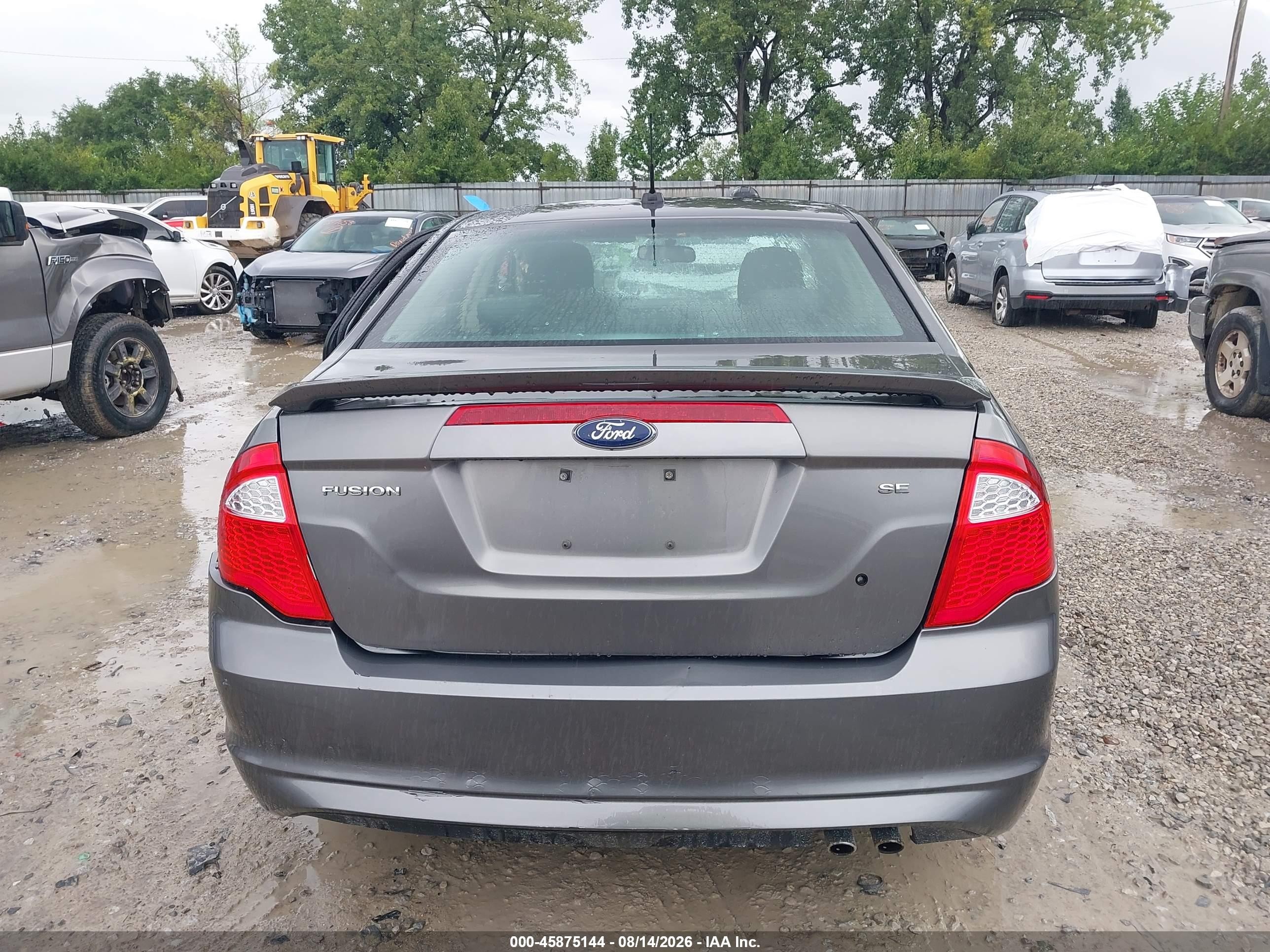 2010 Ford Fusion Se Серый vin: 3FAHP0HA3AR304006