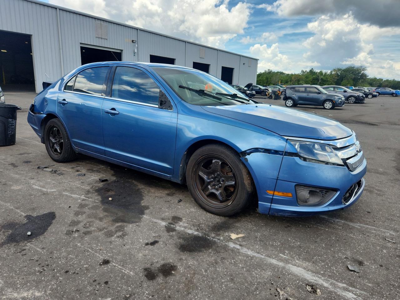 2010 Ford Fusion Se Blue vin: 3FAHP0HA3AR408480