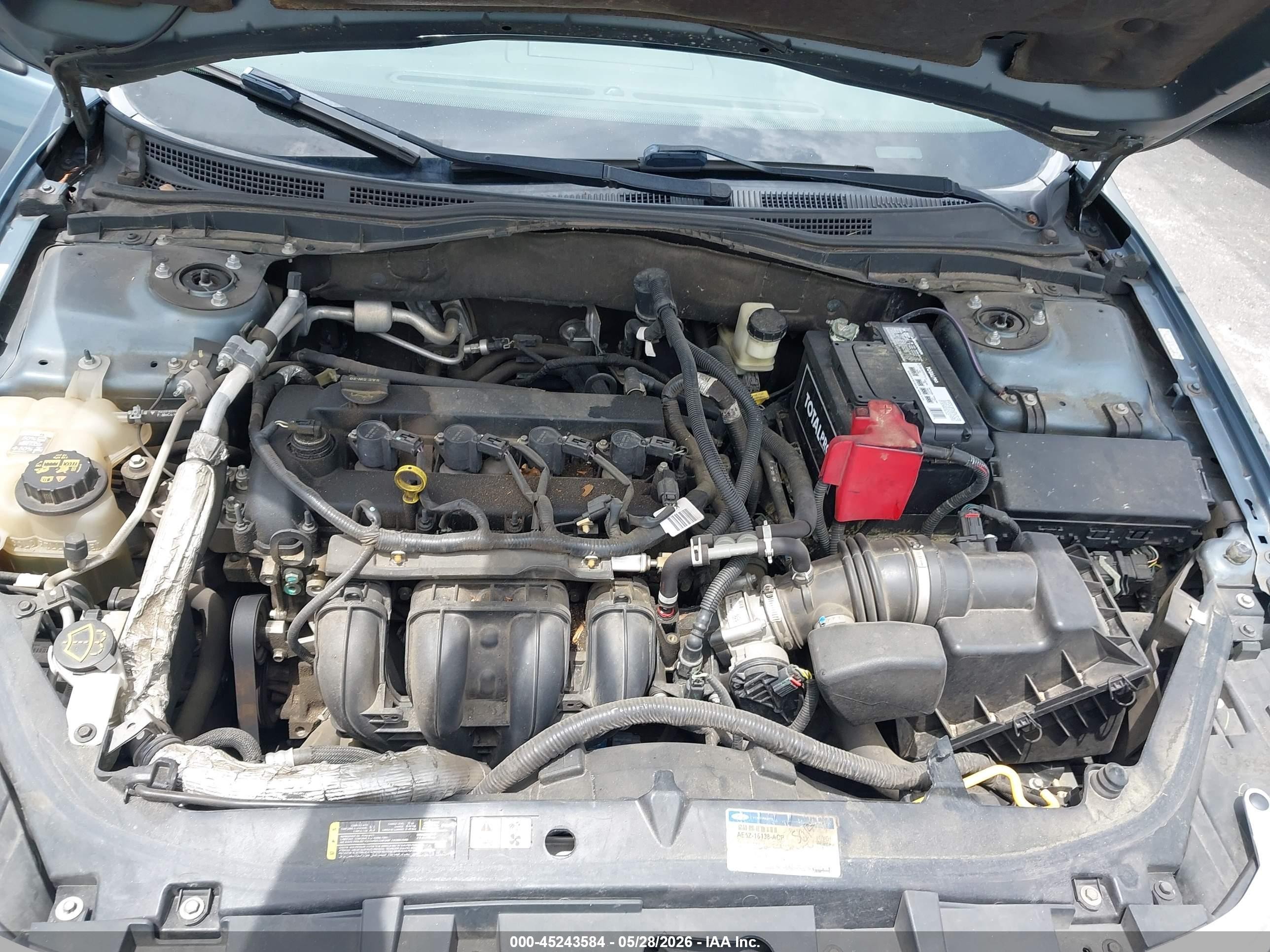 2011 Ford Fusion Se Teal vin: 3FAHP0HA3BR103451