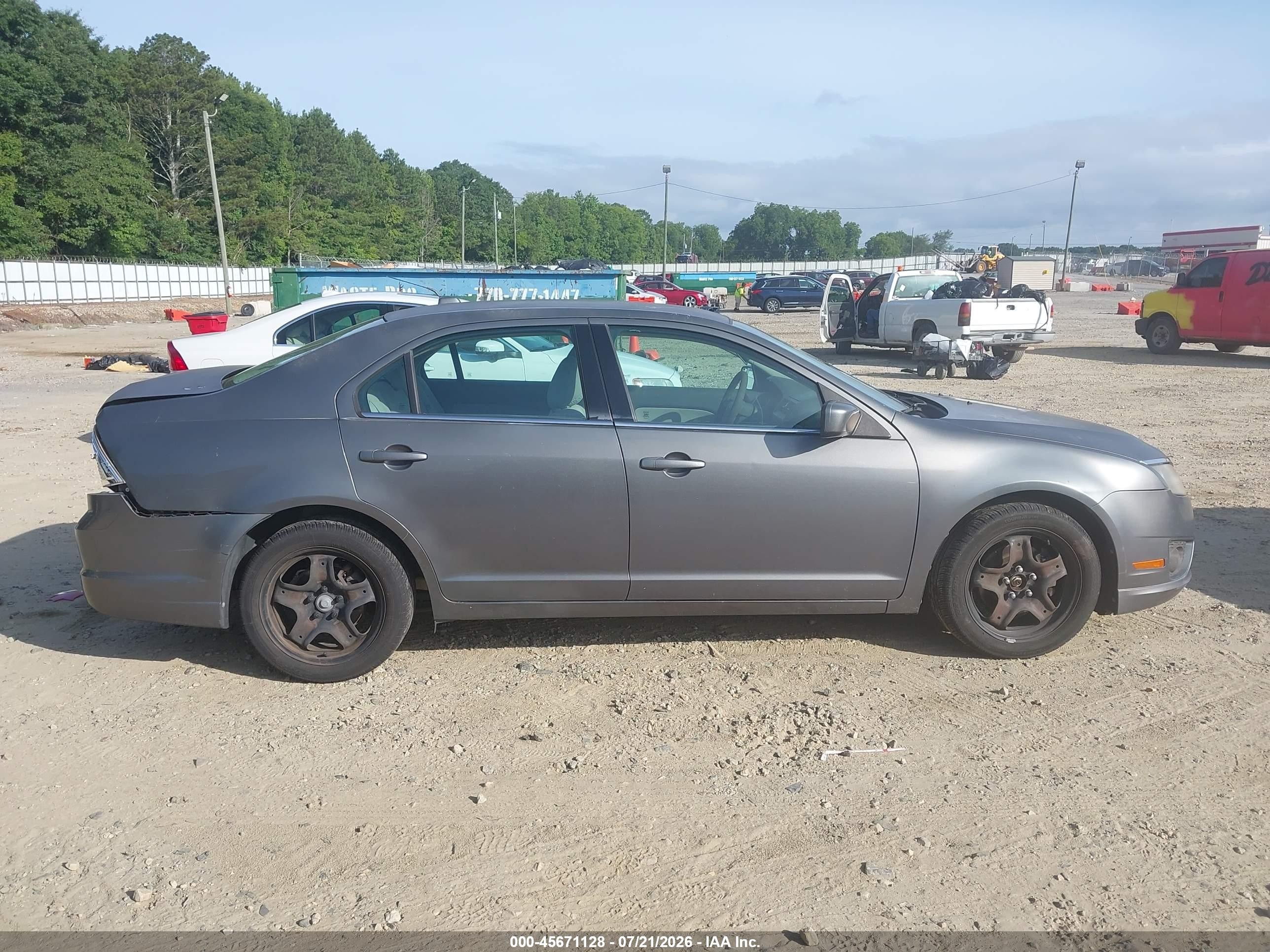 2011 Ford Fusion Se Серый vin: 3FAHP0HA3BR103708