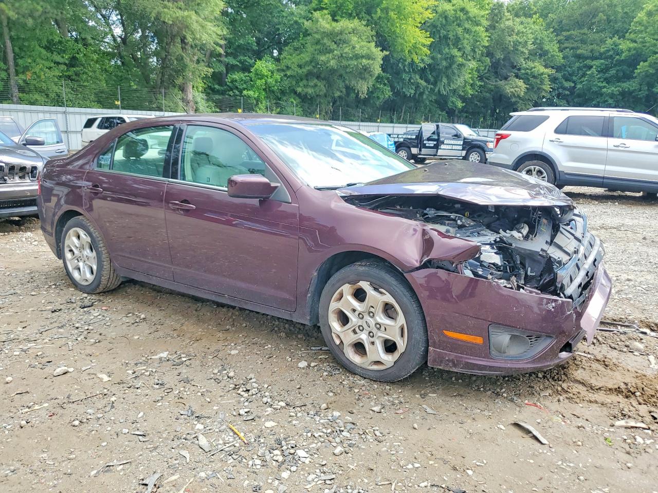2011 Ford Fusion Se Purple vin: 3FAHP0HA3BR106706