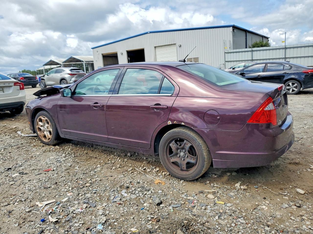 2011 Ford Fusion Se Purple vin: 3FAHP0HA3BR106706