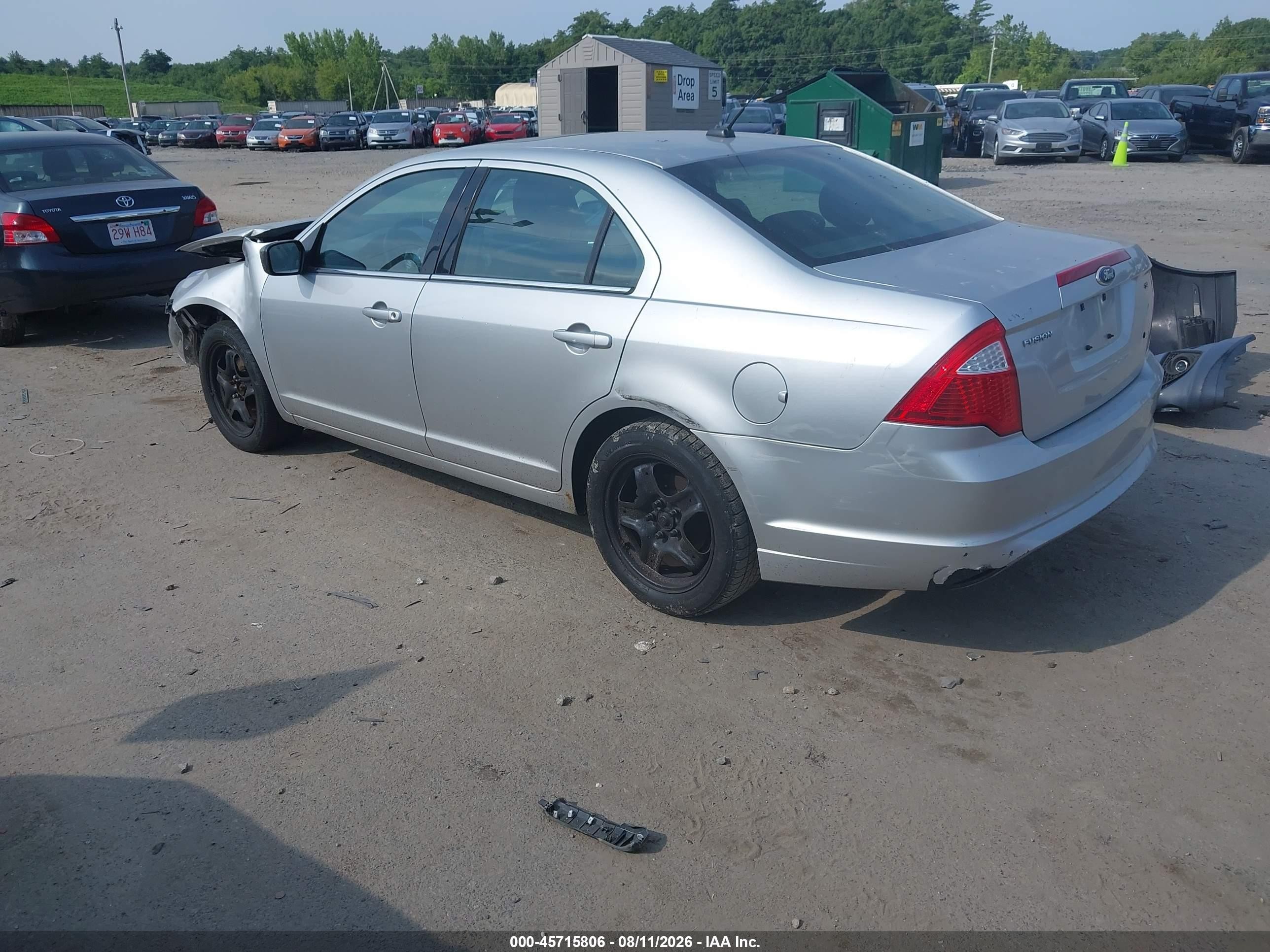 2011 Ford Fusion Se Silver vin: 3FAHP0HA3BR111629