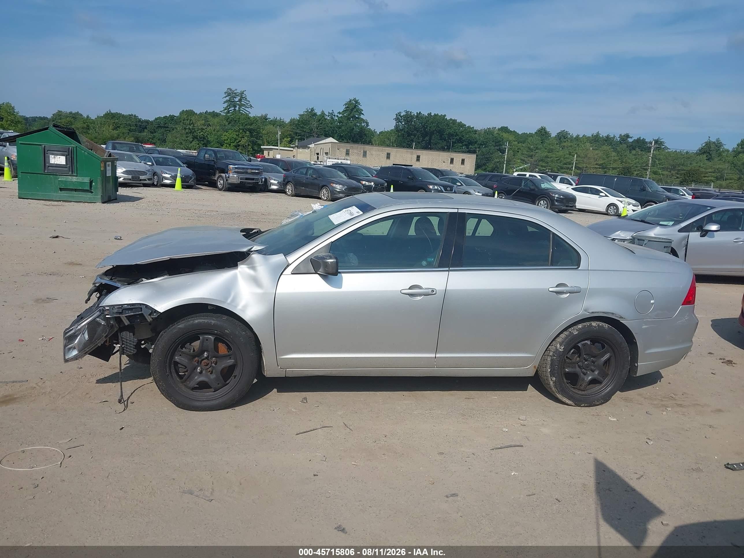 2011 Ford Fusion Se Silver vin: 3FAHP0HA3BR111629