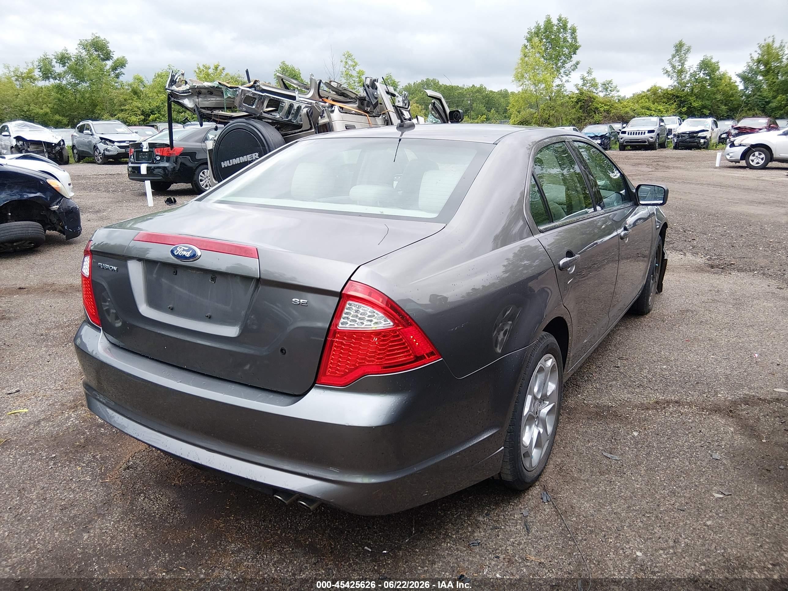 2011 Ford Fusion Se Gray vin: 3FAHP0HA3BR138233