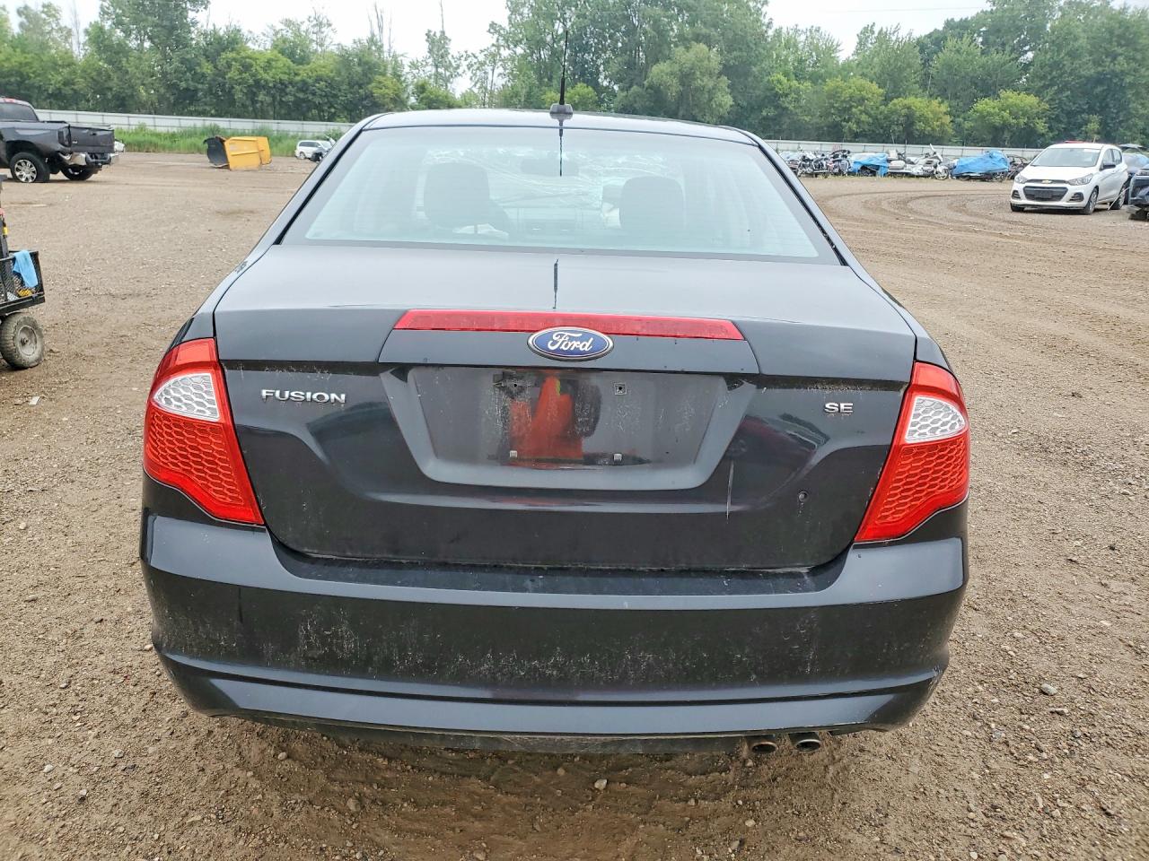 2011 Ford Fusion Se Black vin: 3FAHP0HA3BR160314