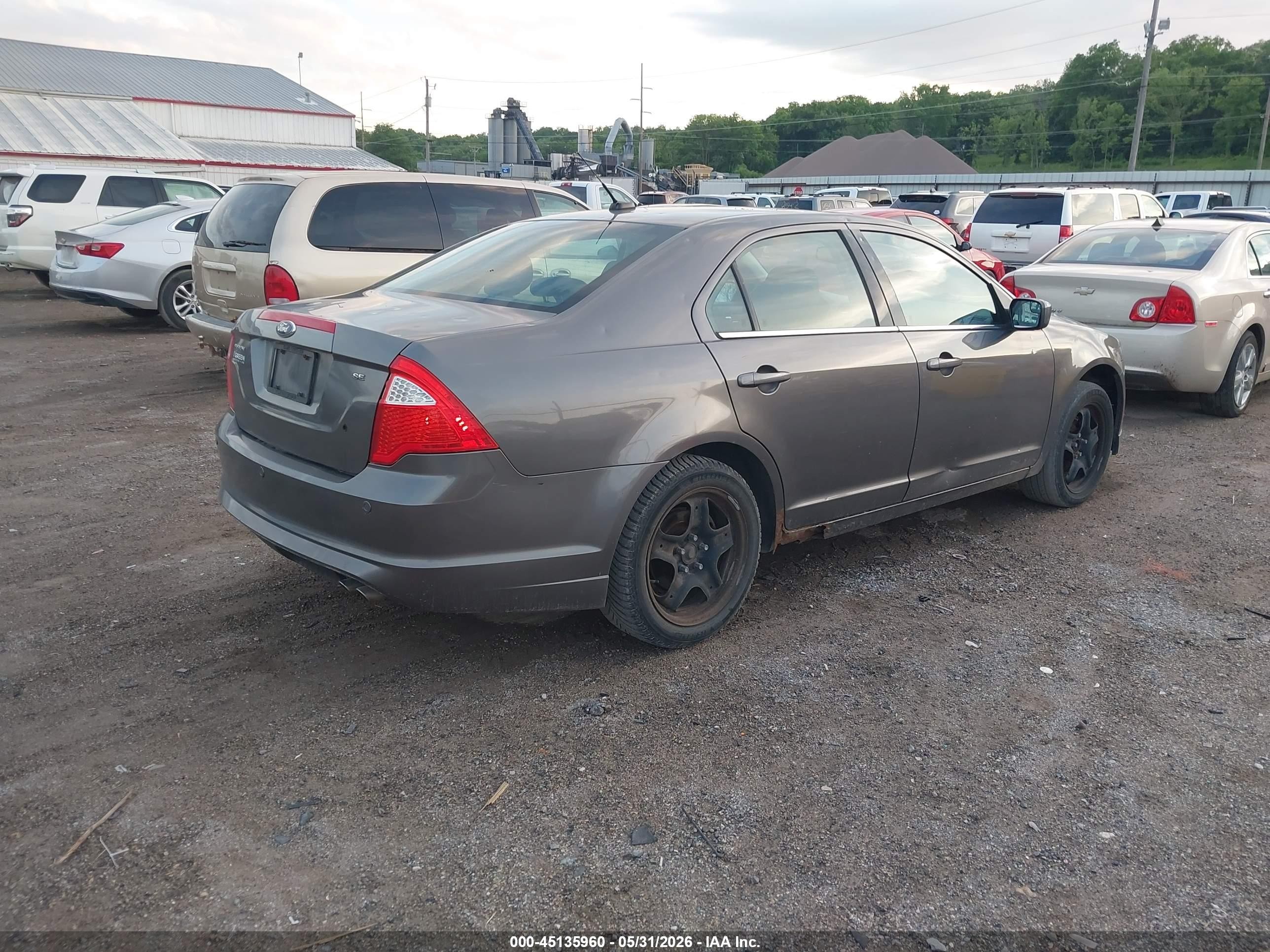 2011 Ford Fusion Se Gray vin: 3FAHP0HA3BR166601