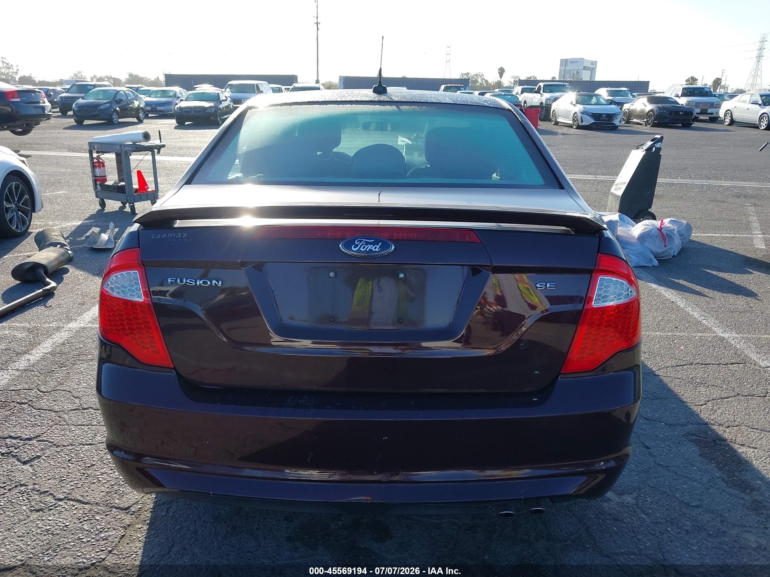 2011 Ford Fusion Se Бордовый vin: 3FAHP0HA3BR167831