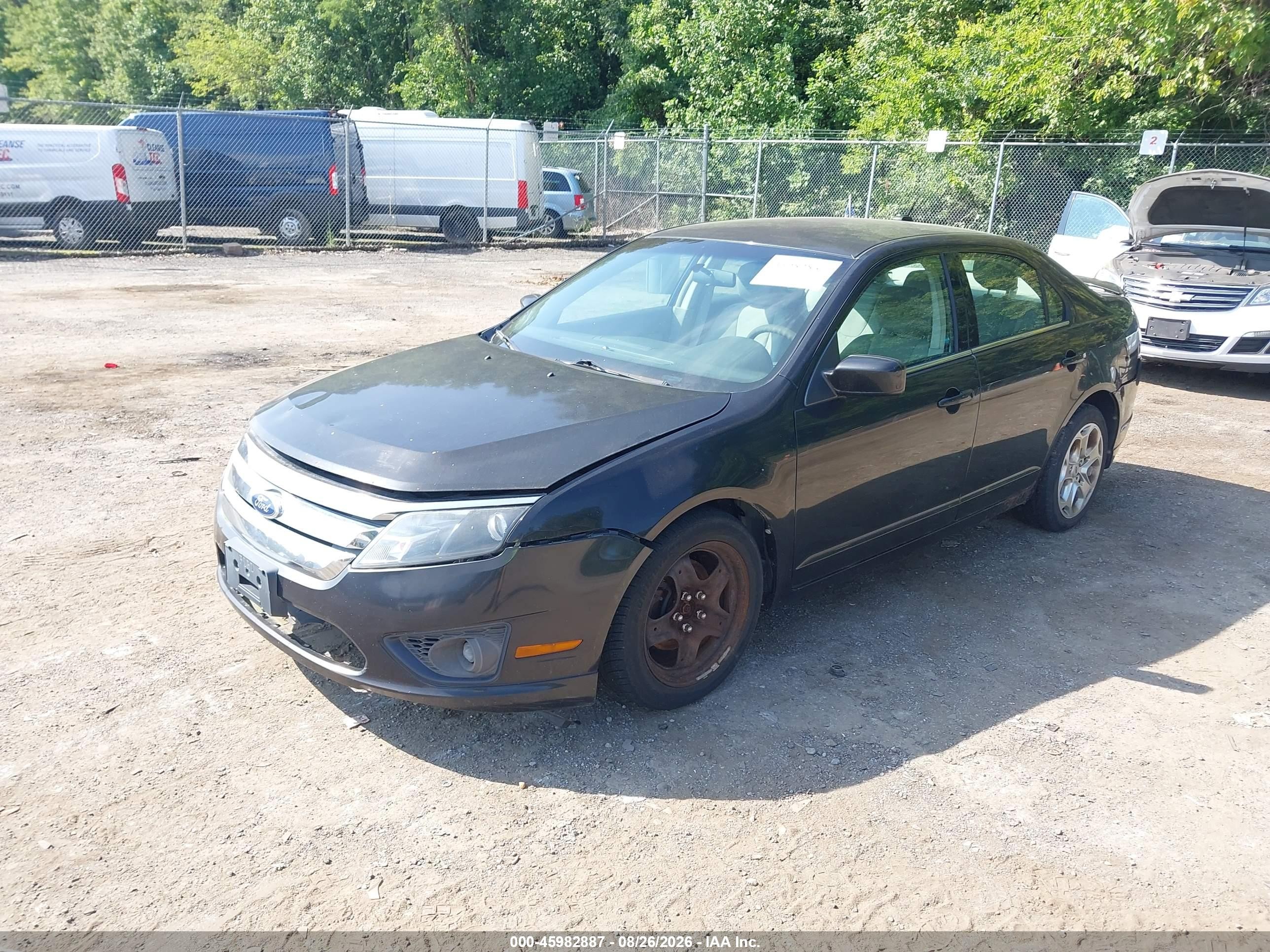 2011 Ford Fusion Se Черный vin: 3FAHP0HA3BR177016