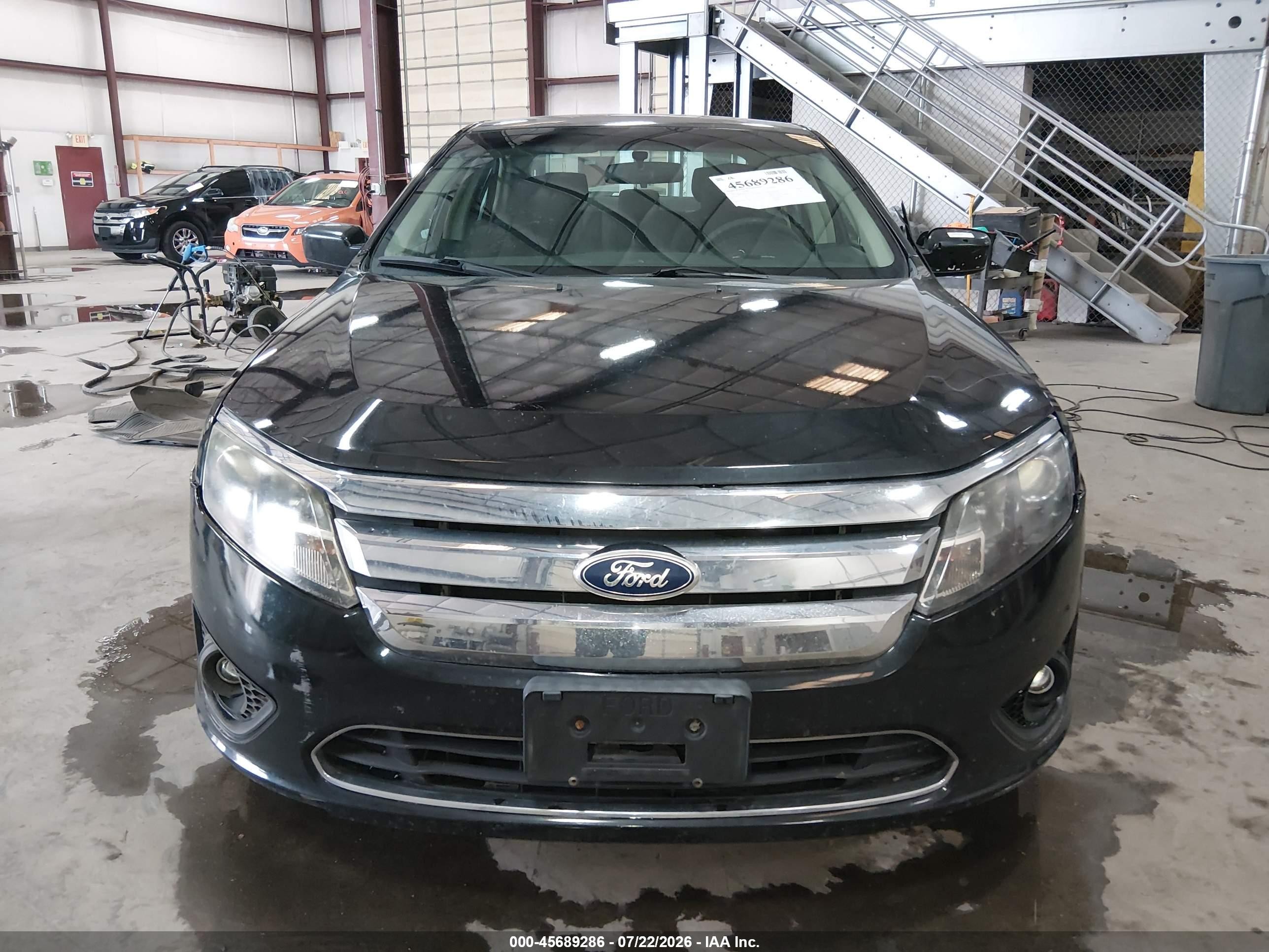 2011 Ford Fusion Se Black vin: 3FAHP0HA3BR179333