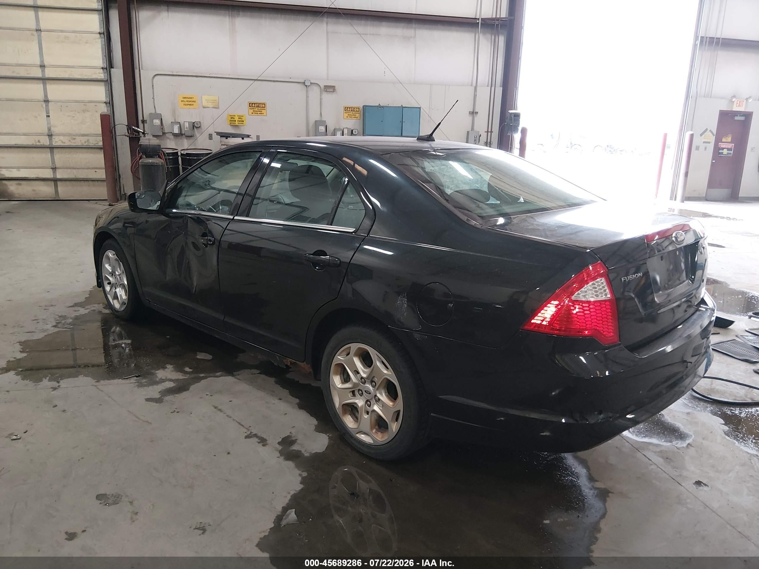 2011 Ford Fusion Se Black vin: 3FAHP0HA3BR179333