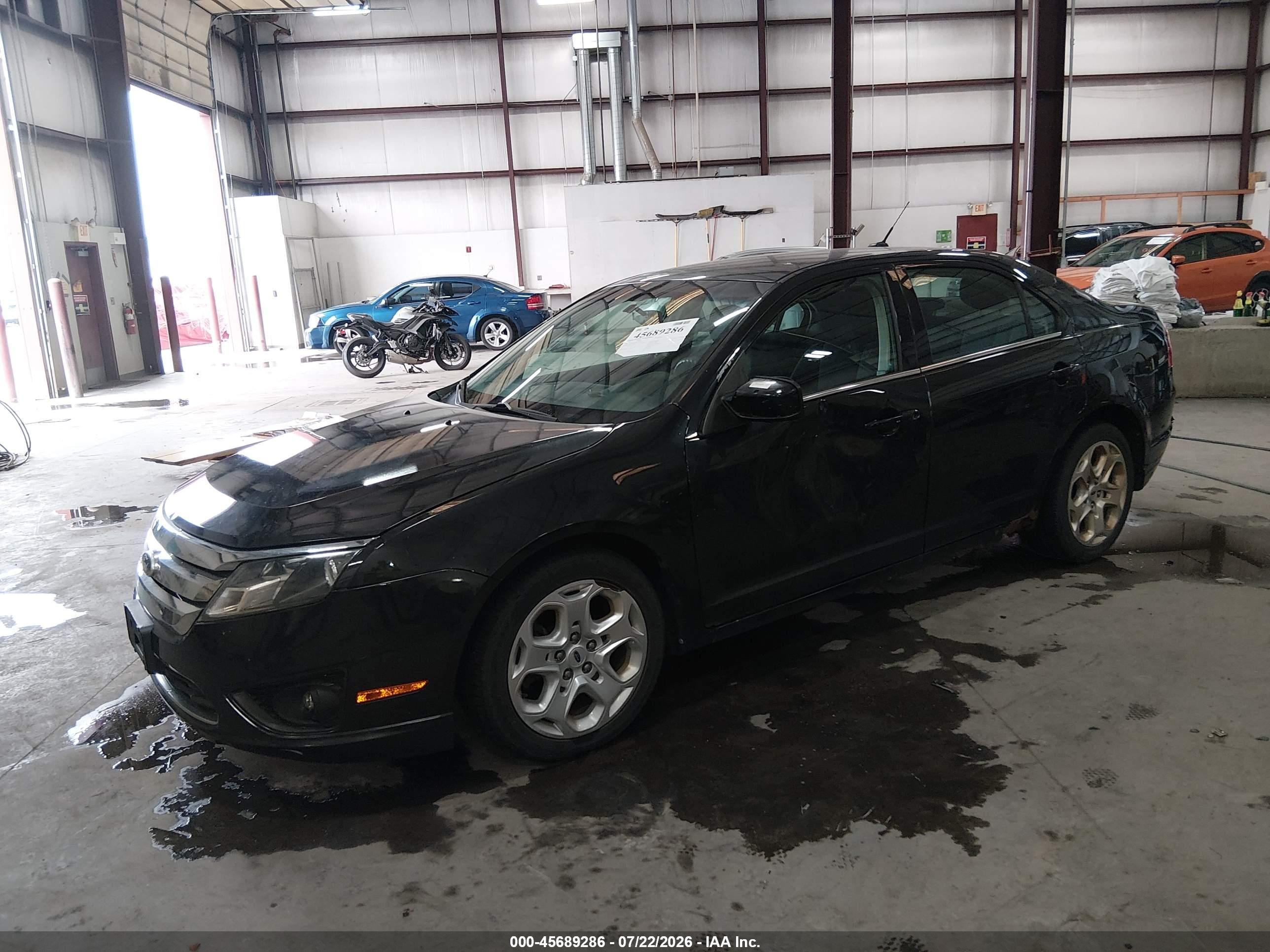 2011 Ford Fusion Se Black vin: 3FAHP0HA3BR179333