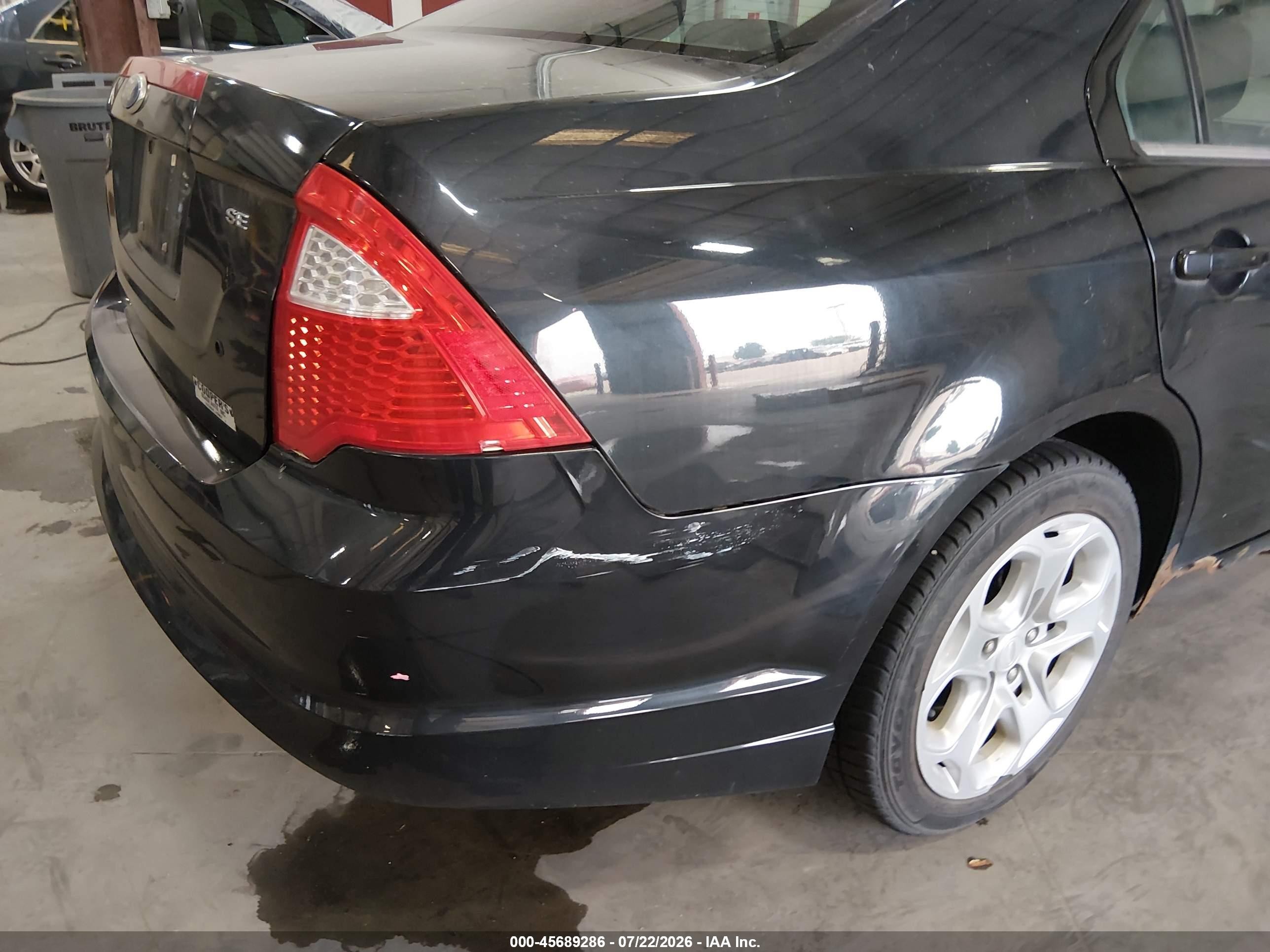 2011 Ford Fusion Se Black vin: 3FAHP0HA3BR179333
