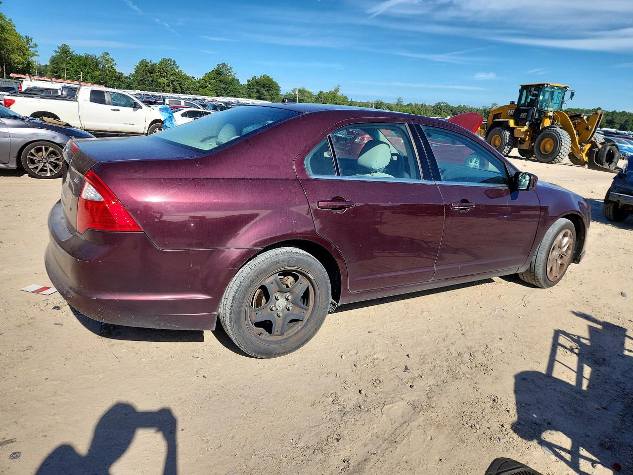 2011 Ford Fusion Se Maroon vin: 3FAHP0HA3BR191269