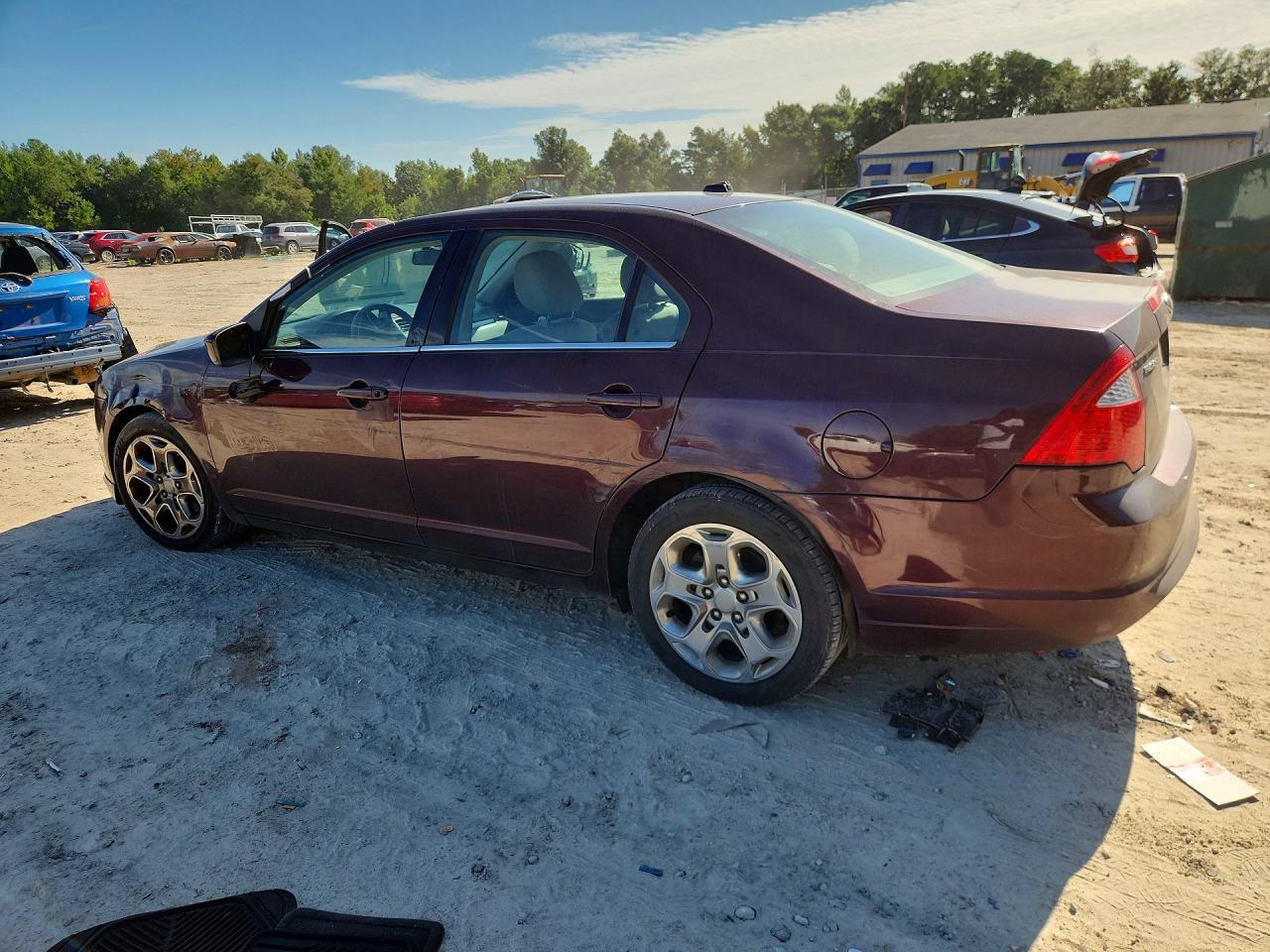 2011 Ford Fusion Se Maroon vin: 3FAHP0HA3BR191269