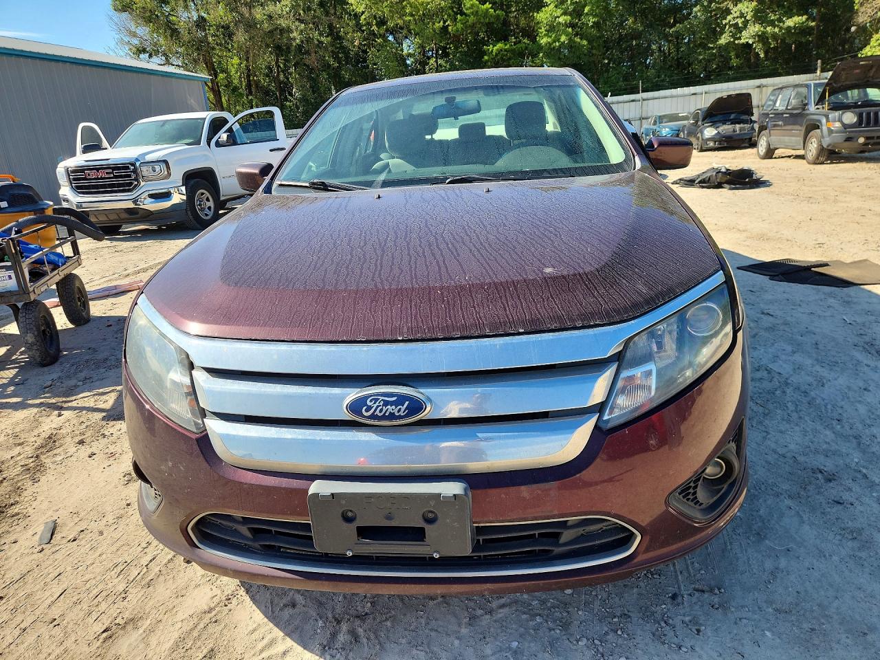 2011 Ford Fusion Se Maroon vin: 3FAHP0HA3BR191269