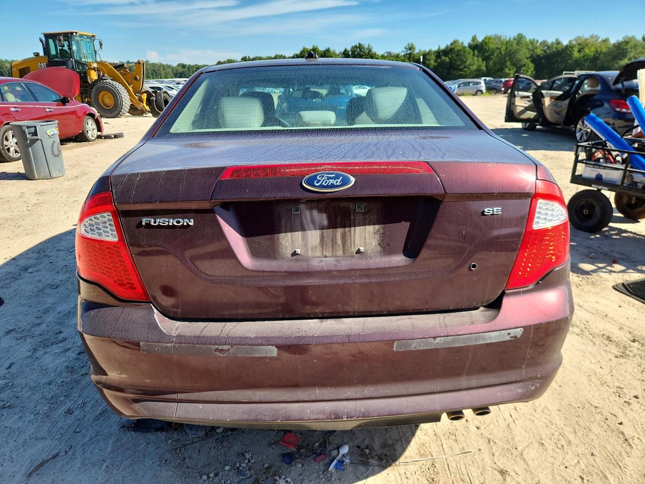 2011 Ford Fusion Se Maroon vin: 3FAHP0HA3BR191269