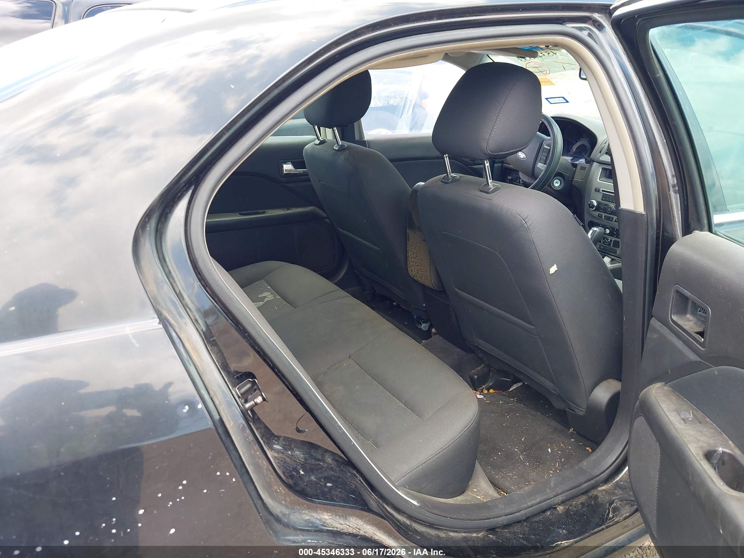 2011 Ford Fusion Se Black vin: 3FAHP0HA3BR220785