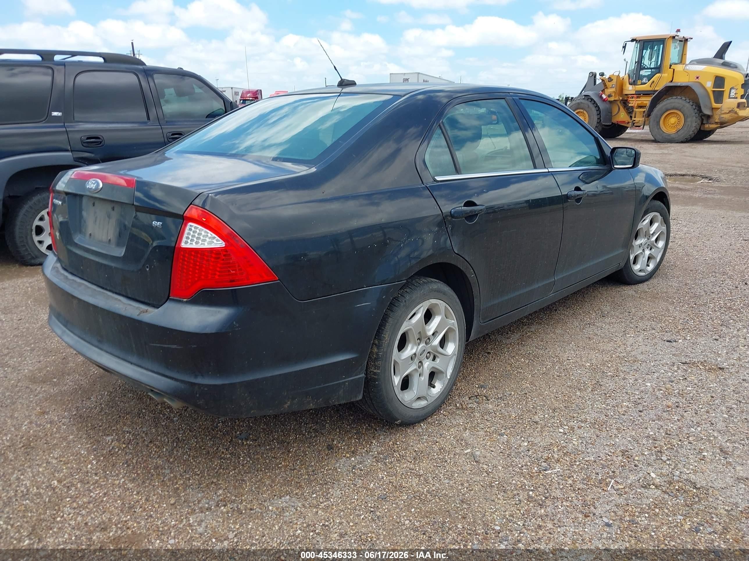 2011 Ford Fusion Se Black vin: 3FAHP0HA3BR220785