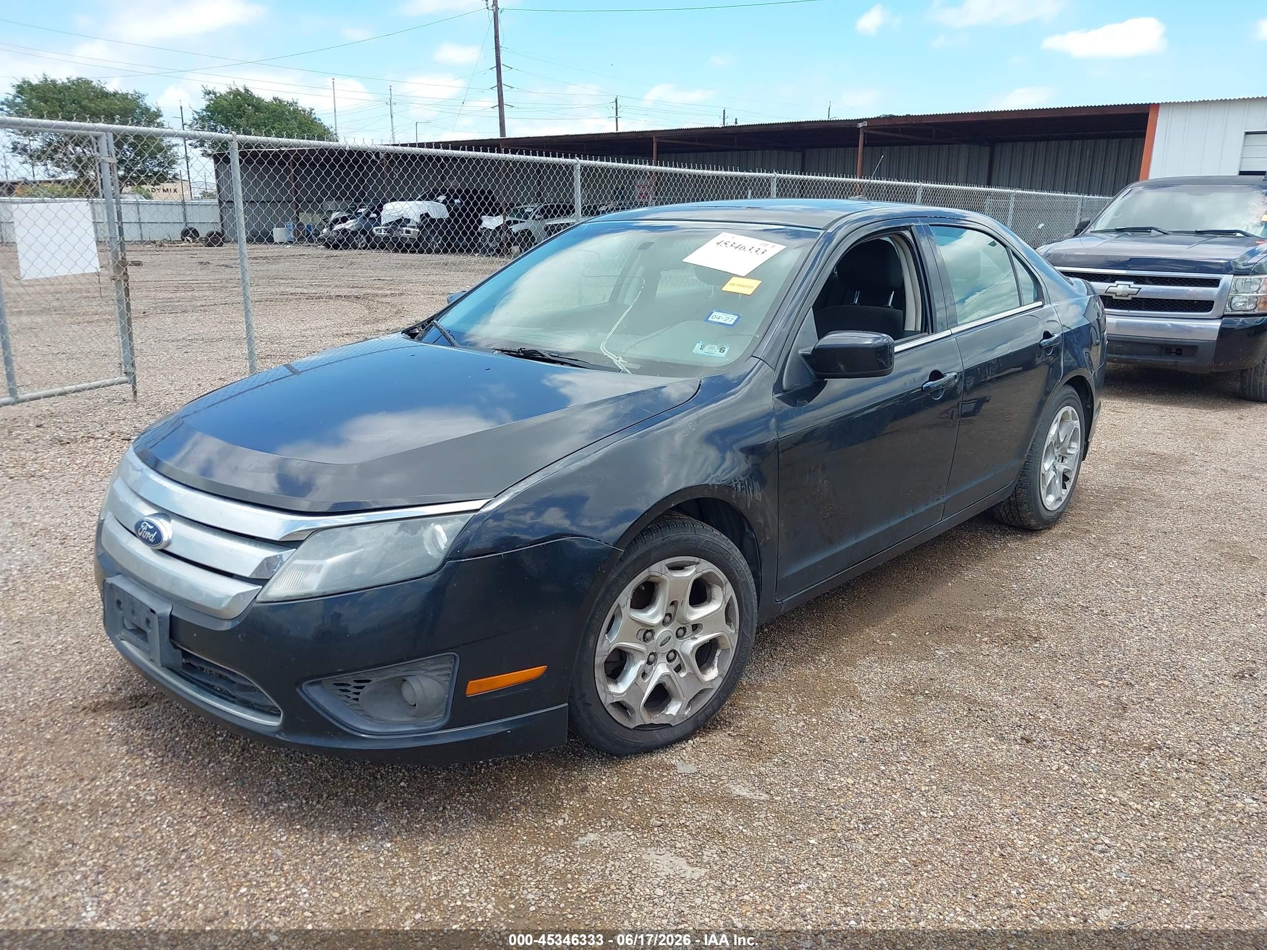 2011 Ford Fusion Se Black vin: 3FAHP0HA3BR220785