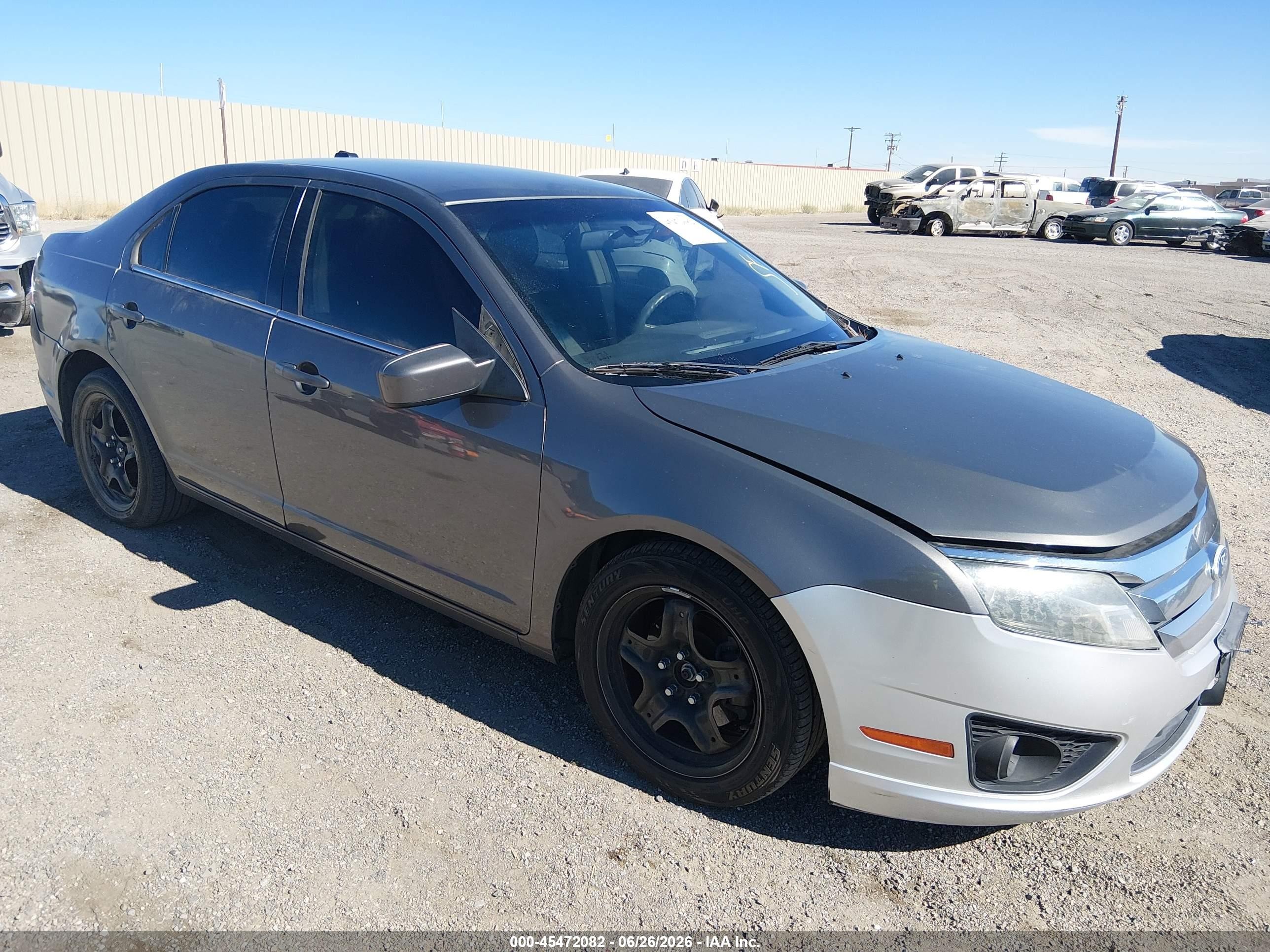 2011 Ford Fusion Se Gray vin: 3FAHP0HA3BR281117