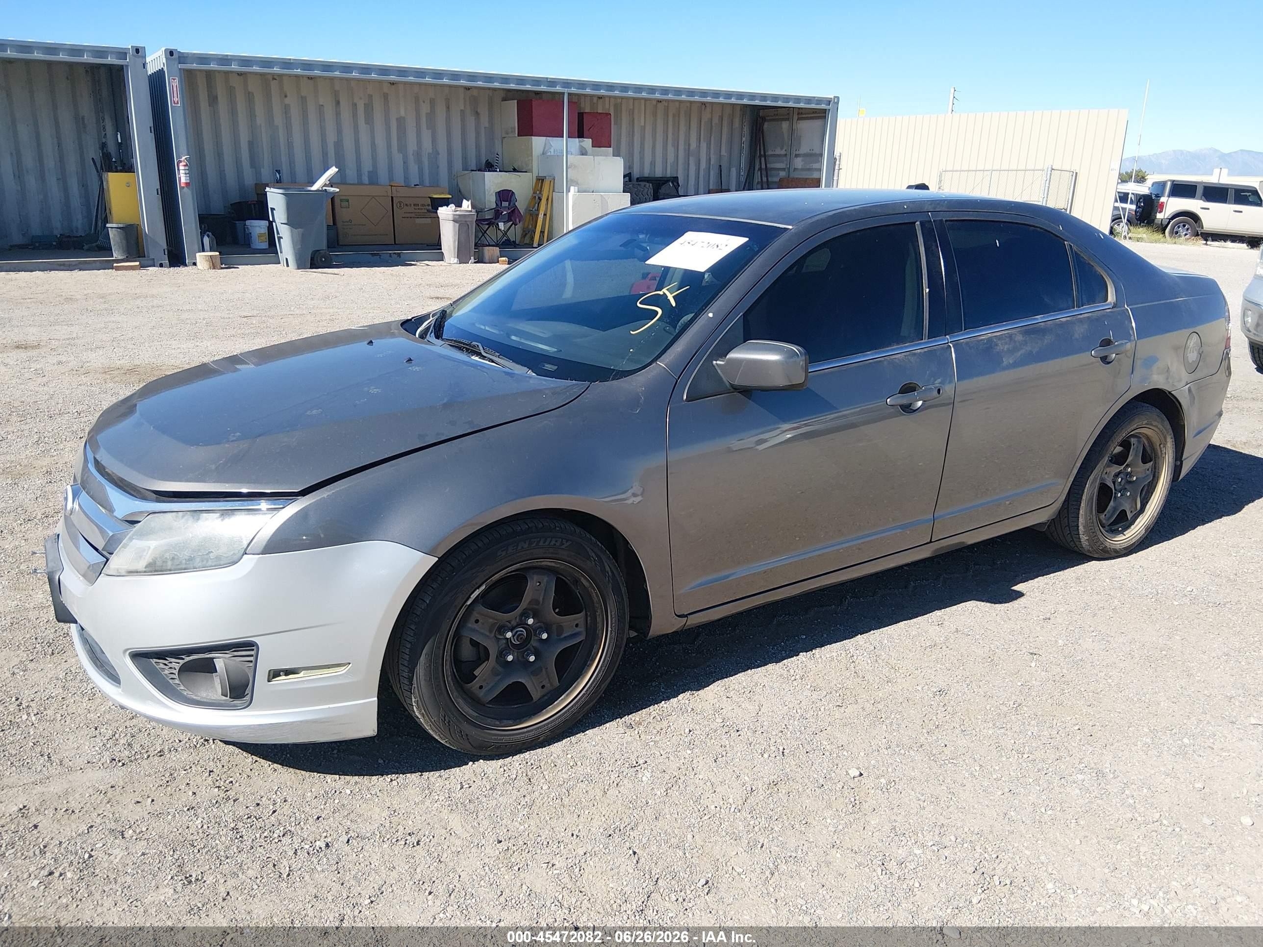 2011 Ford Fusion Se Gray vin: 3FAHP0HA3BR281117