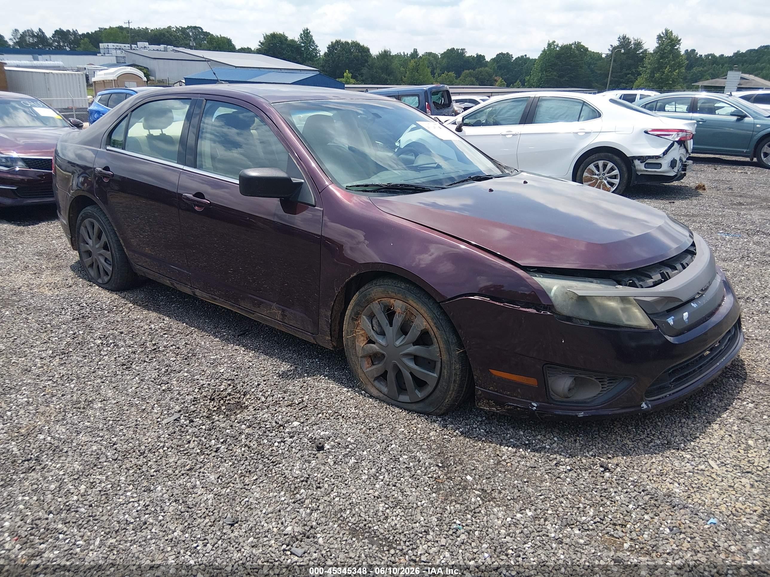 2011 Ford Fusion Se Бордовый vin: 3FAHP0HA3BR283918