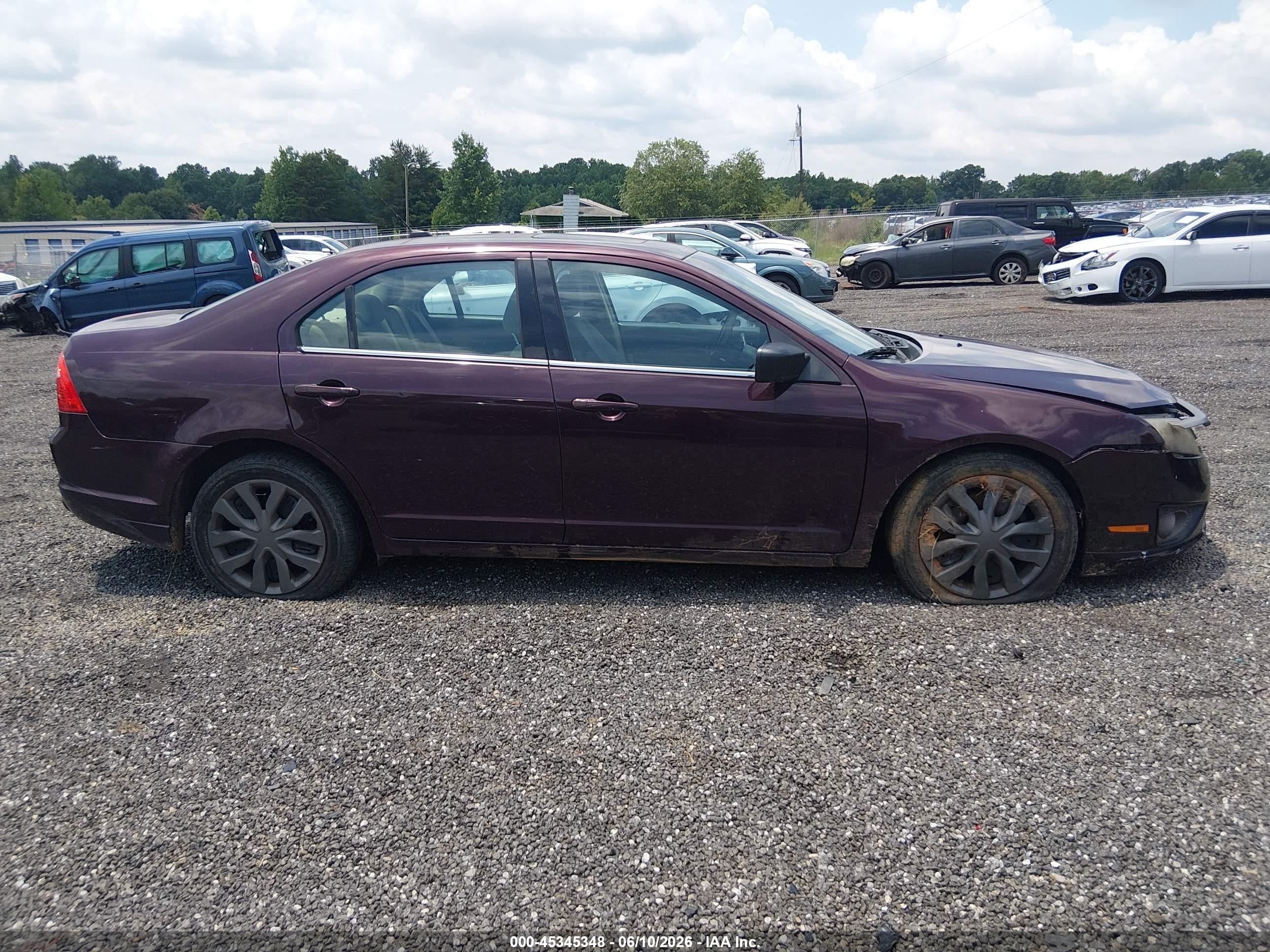 2011 Ford Fusion Se Бордовый vin: 3FAHP0HA3BR283918