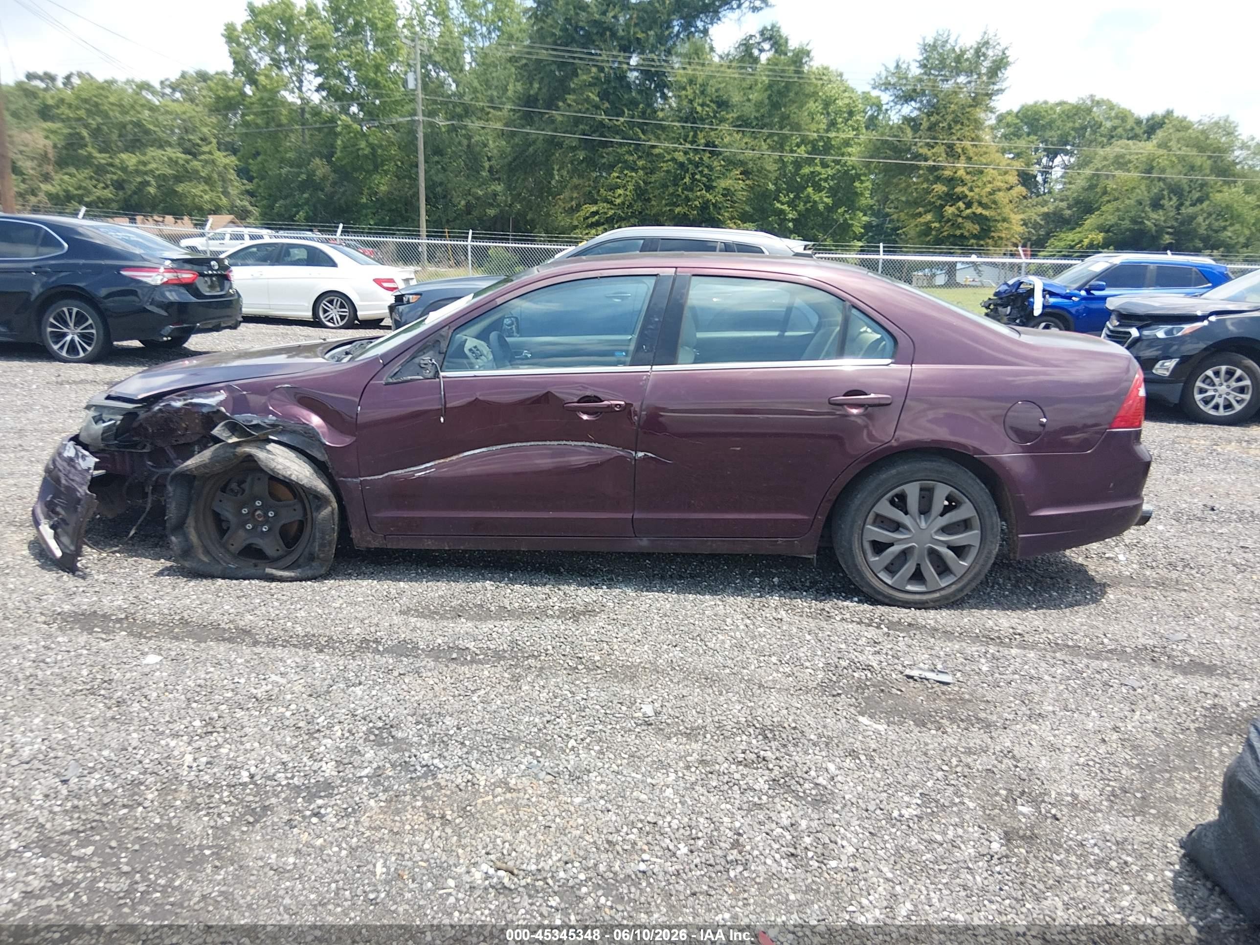 2011 Ford Fusion Se Бордовый vin: 3FAHP0HA3BR283918