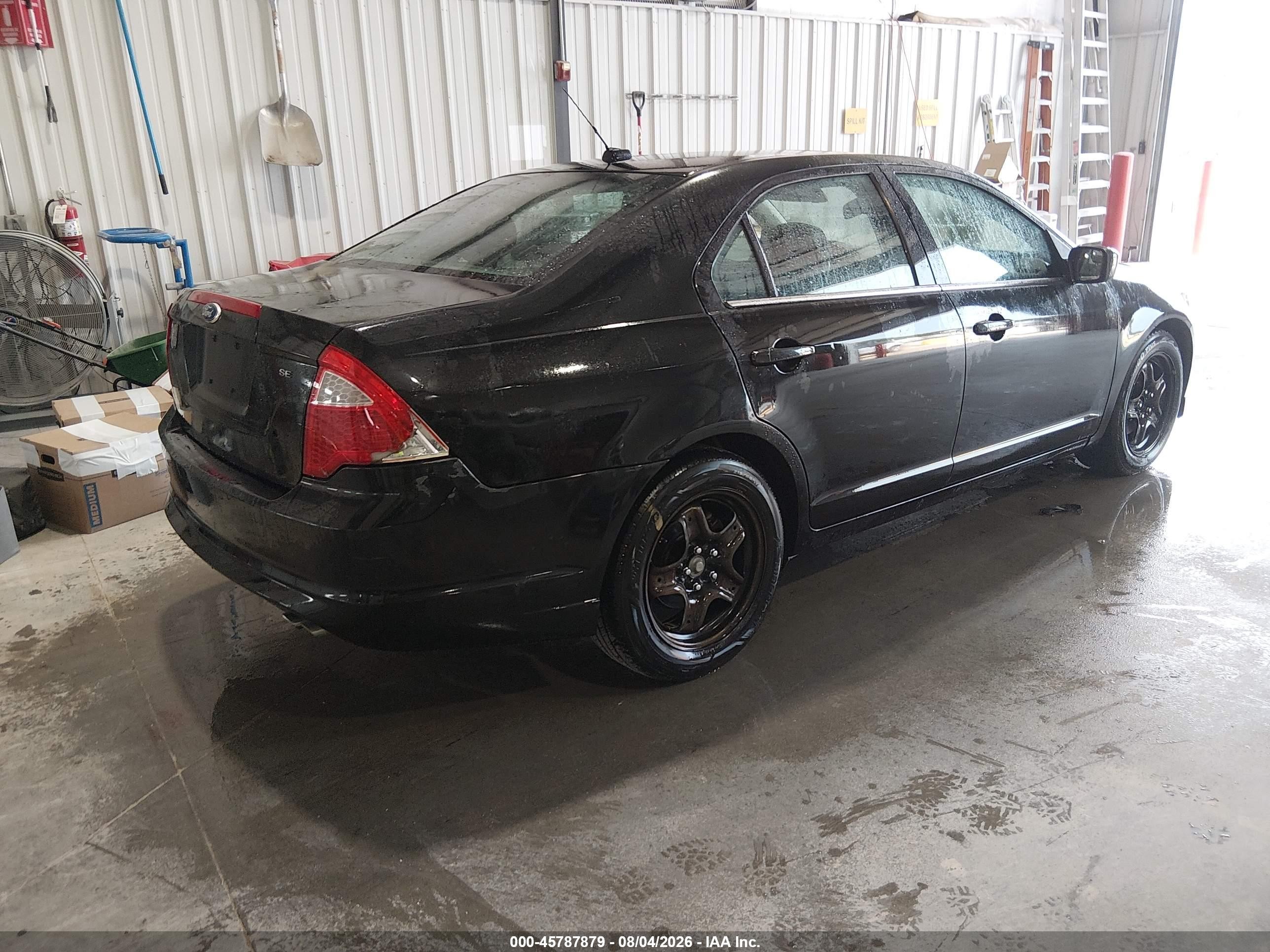 2011 Ford Fusion Se Черный vin: 3FAHP0HA3BR307859