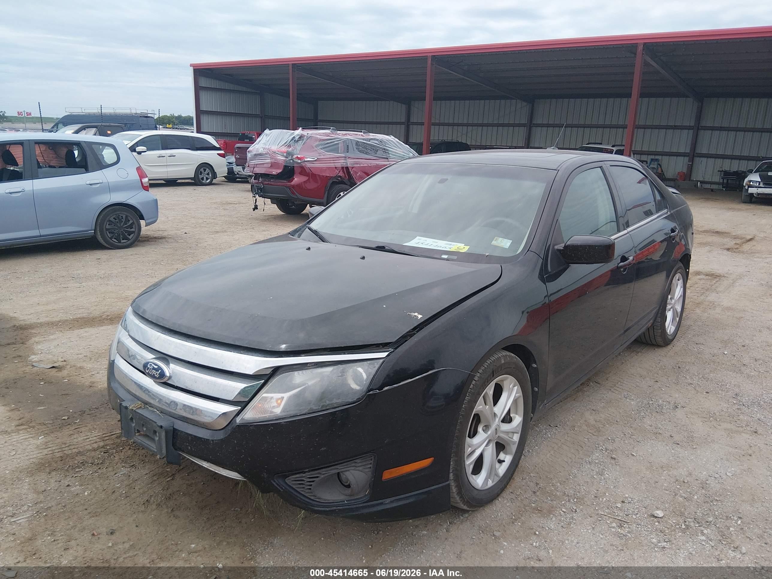 2012 Ford Fusion Se Black vin: 3FAHP0HA3CR124754