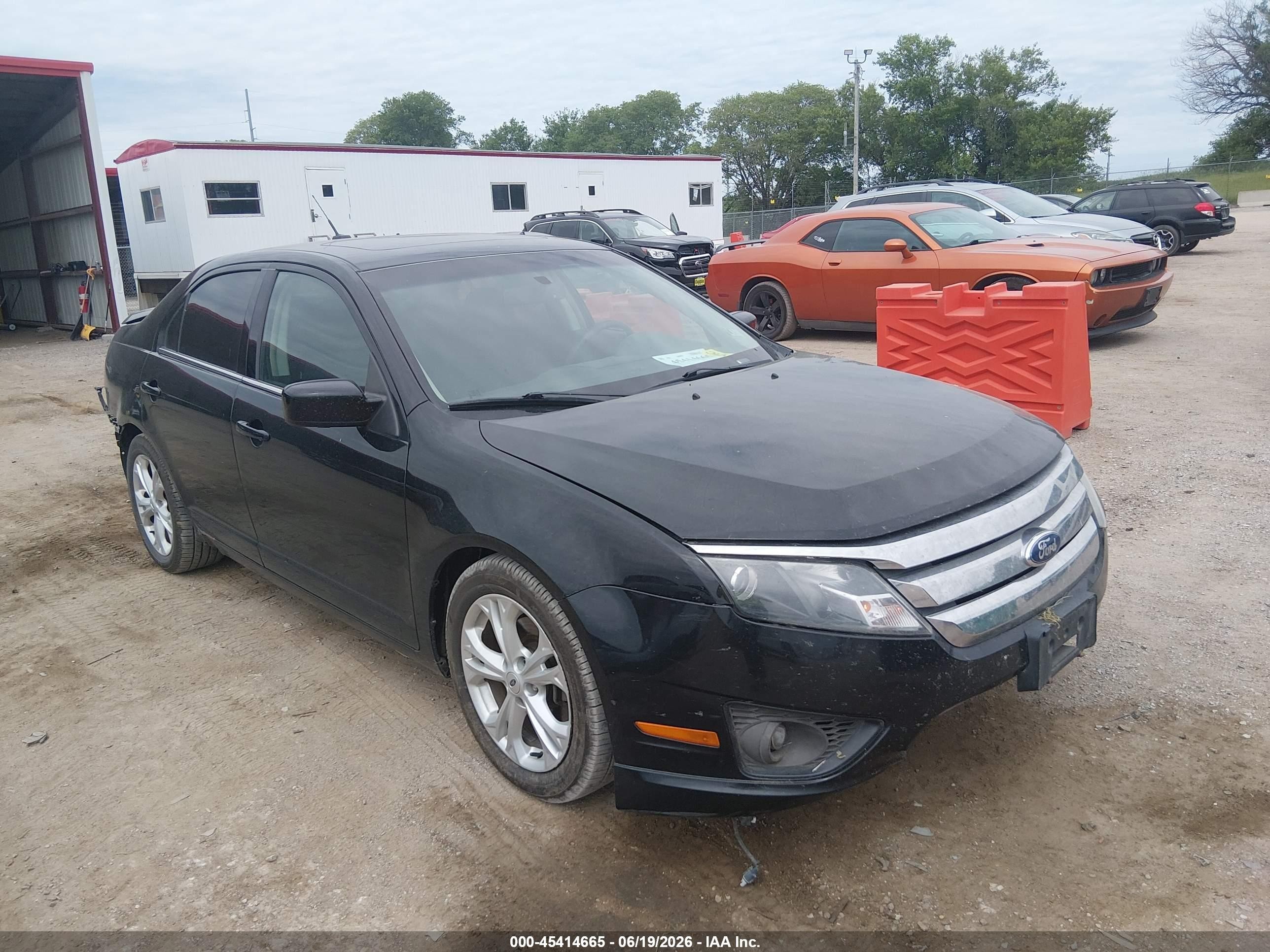 2012 Ford Fusion Se Black vin: 3FAHP0HA3CR124754