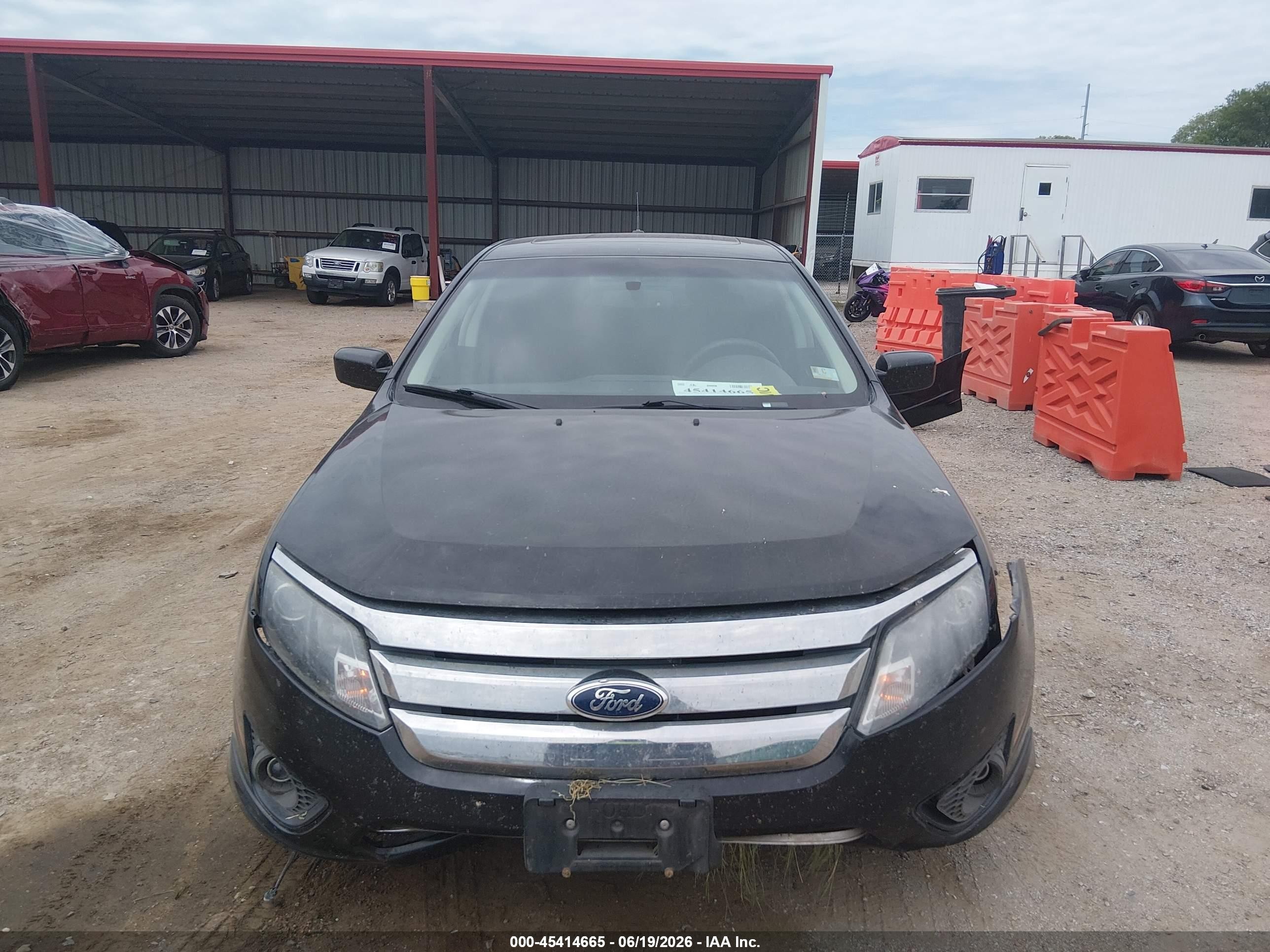 2012 Ford Fusion Se Black vin: 3FAHP0HA3CR124754