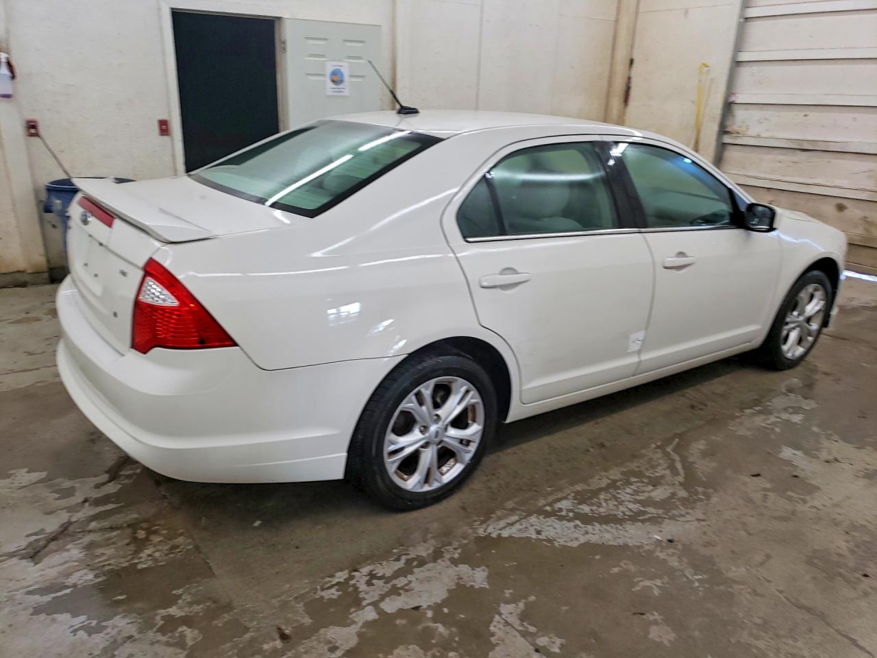 2012 Ford Fusion Se White vin: 3FAHP0HA3CR151808