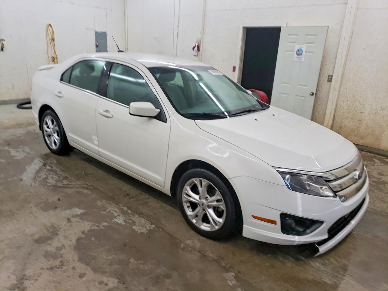 2012 Ford Fusion Se White vin: 3FAHP0HA3CR151808