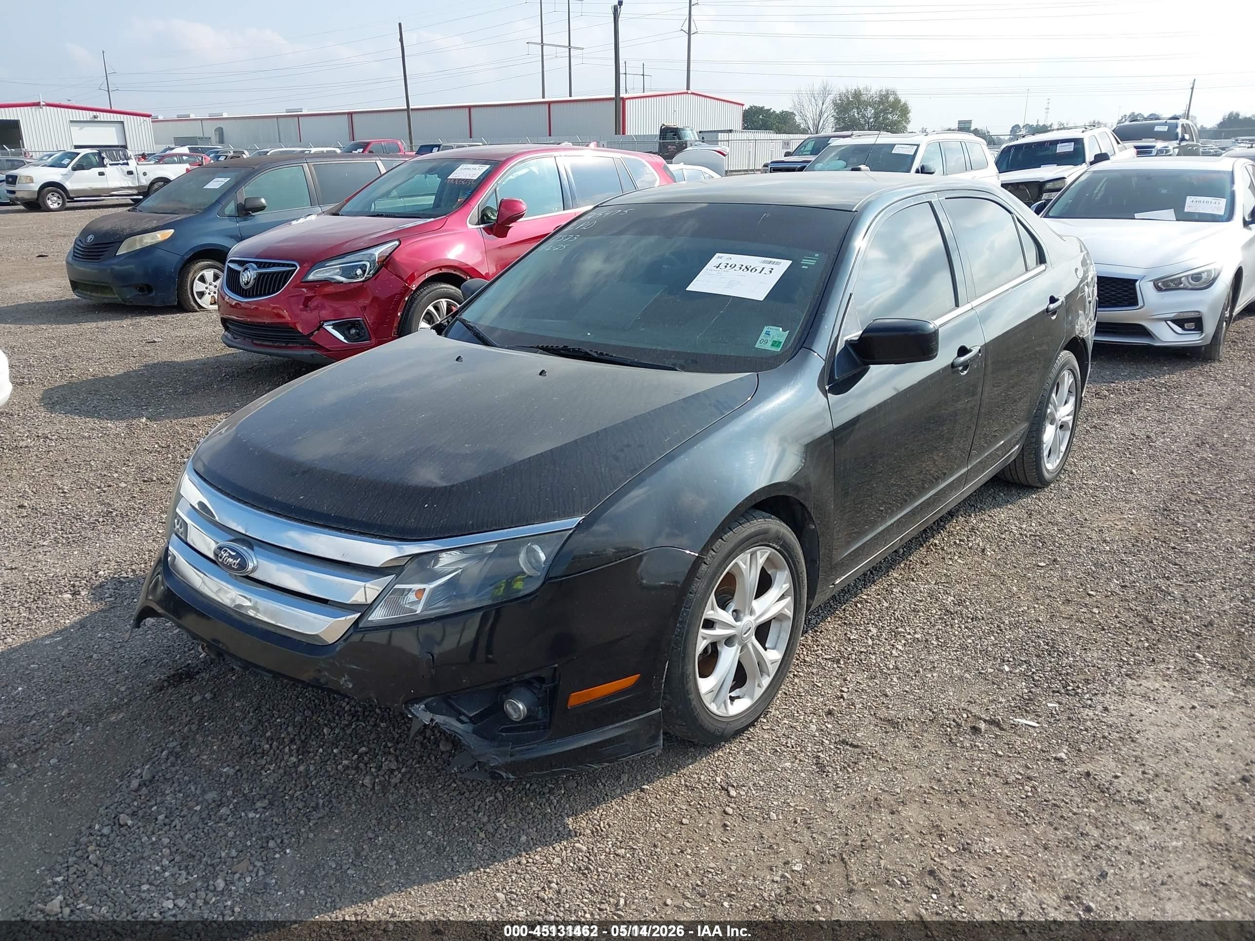 2012 Ford Fusion Se Black vin: 3FAHP0HA3CR177373