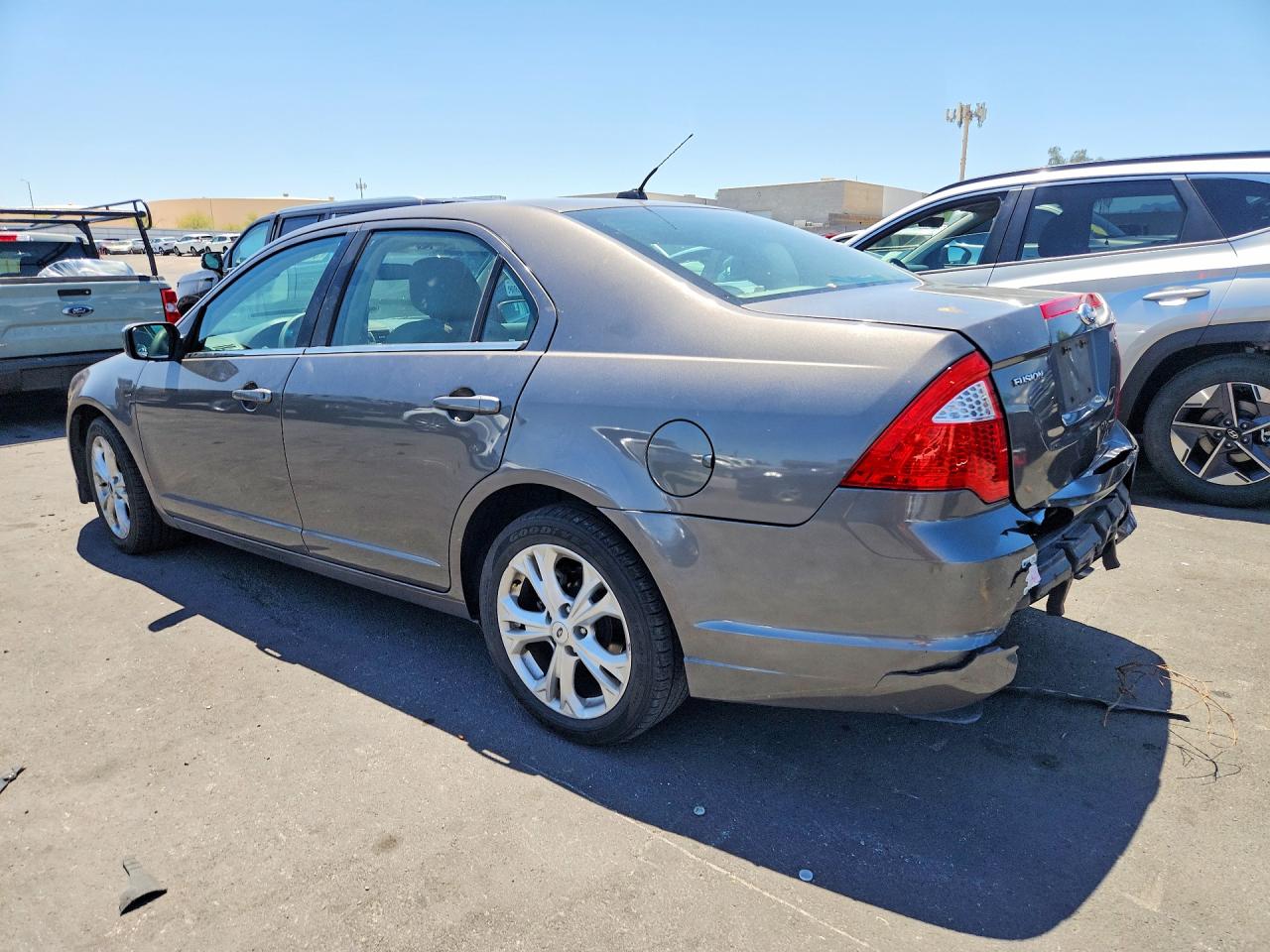 2012 Ford Fusion Se Gray vin: 3FAHP0HA3CR212185