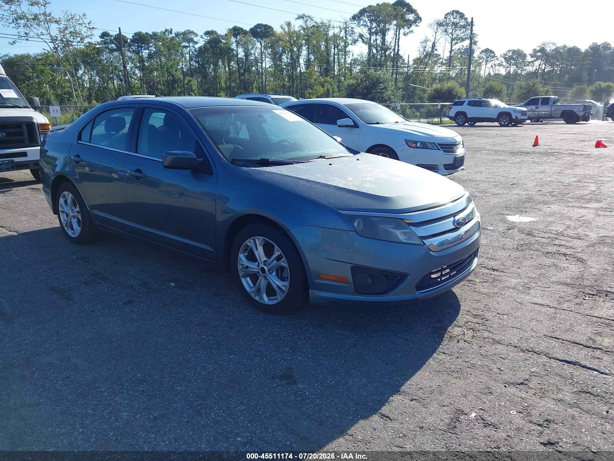2012 Ford Fusion Se Green vin: 3FAHP0HA3CR222487