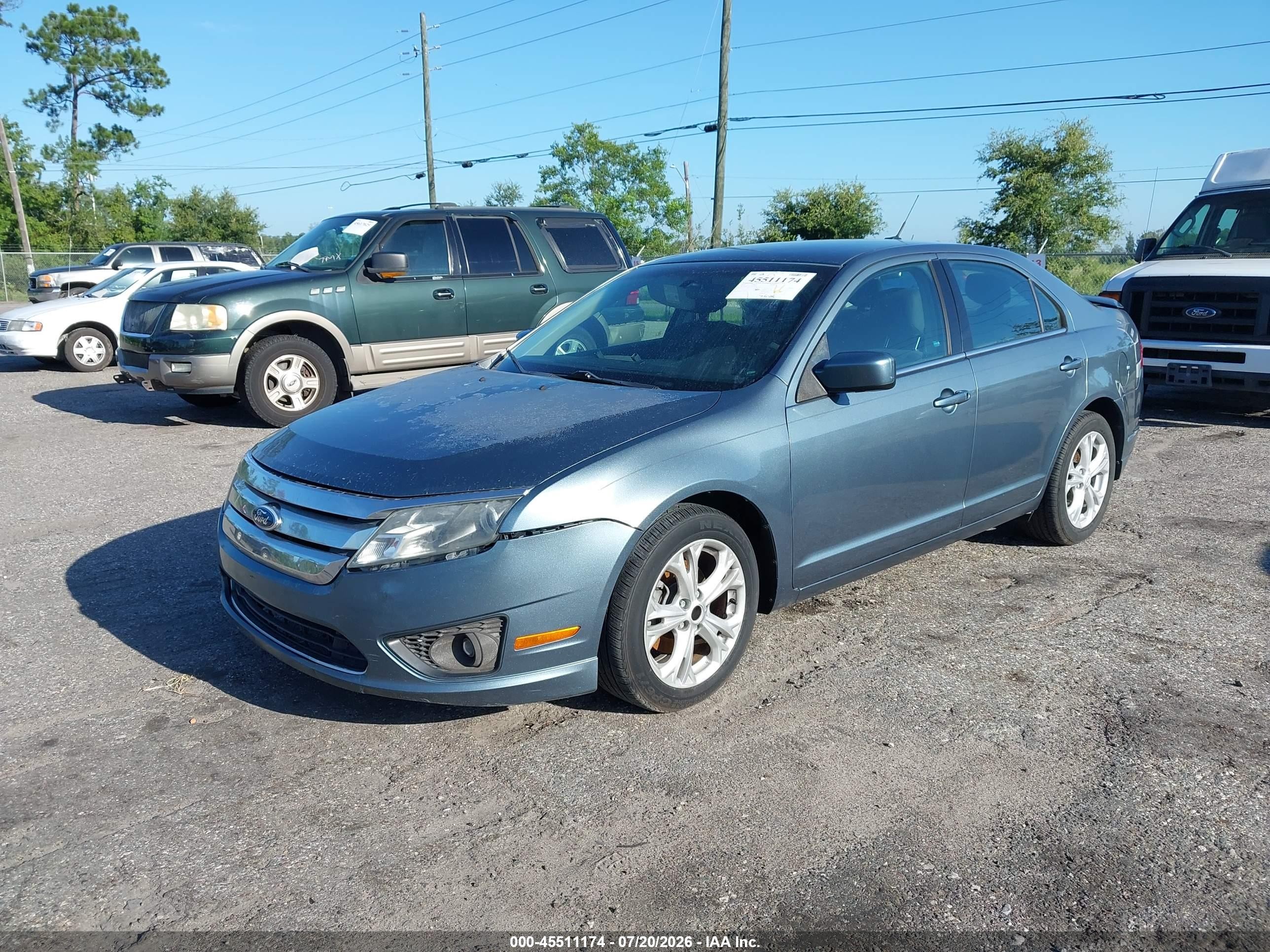 2012 Ford Fusion Se Green vin: 3FAHP0HA3CR222487